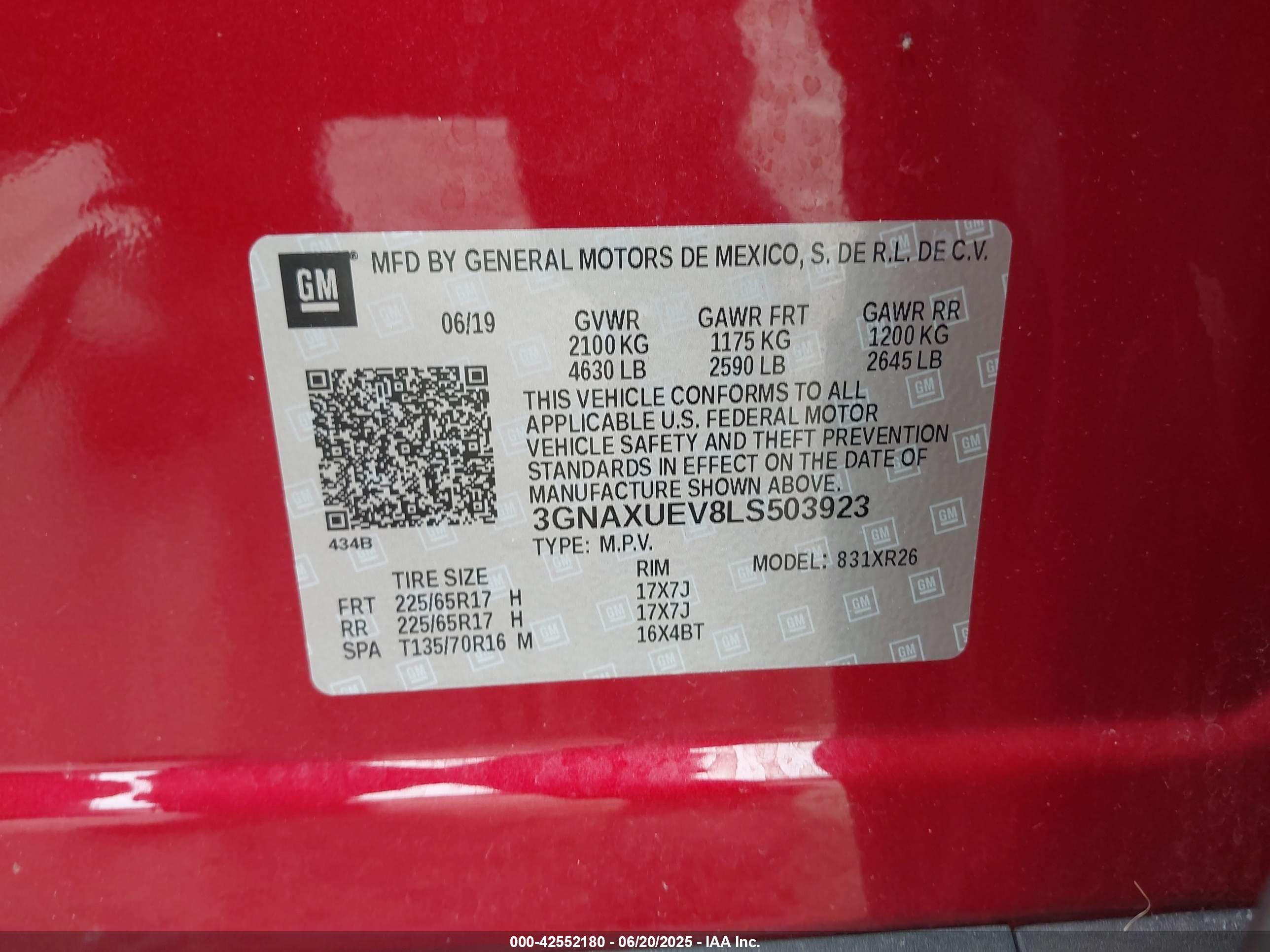 CHEVROLET EQUINOX image 9