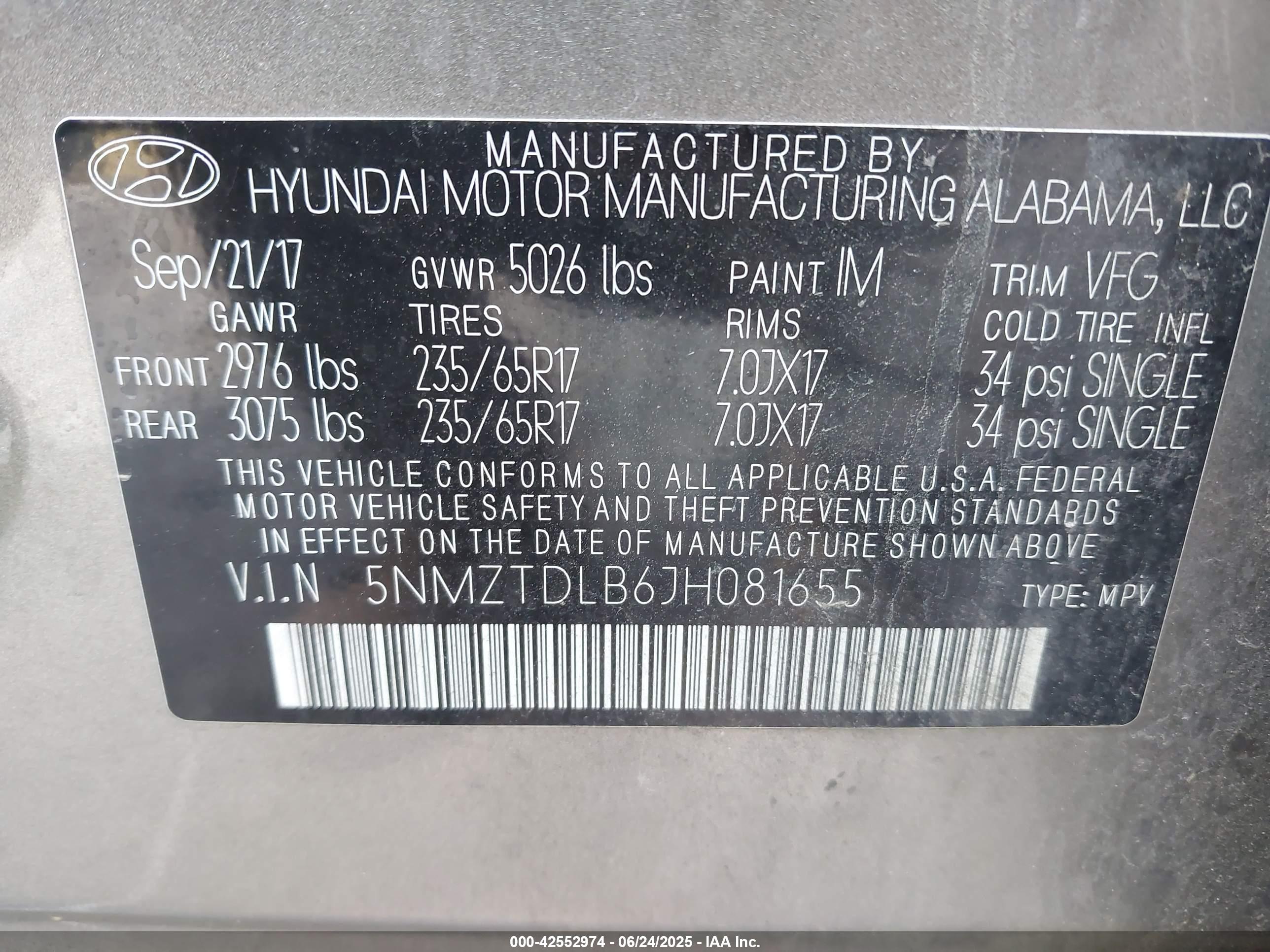 HYUNDAI SANTA image 9
