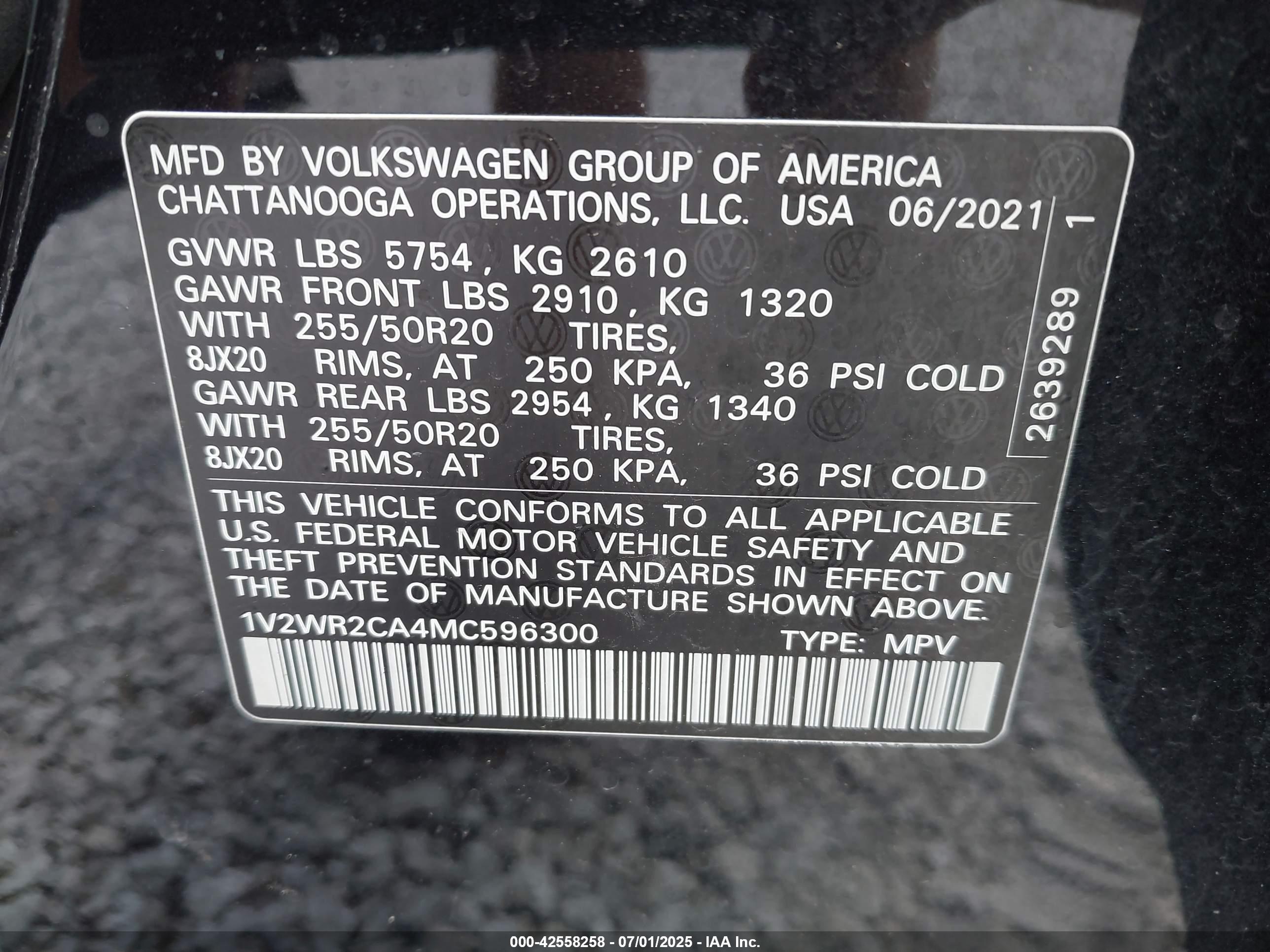 VOLKSWAGEN ATLAS image 9