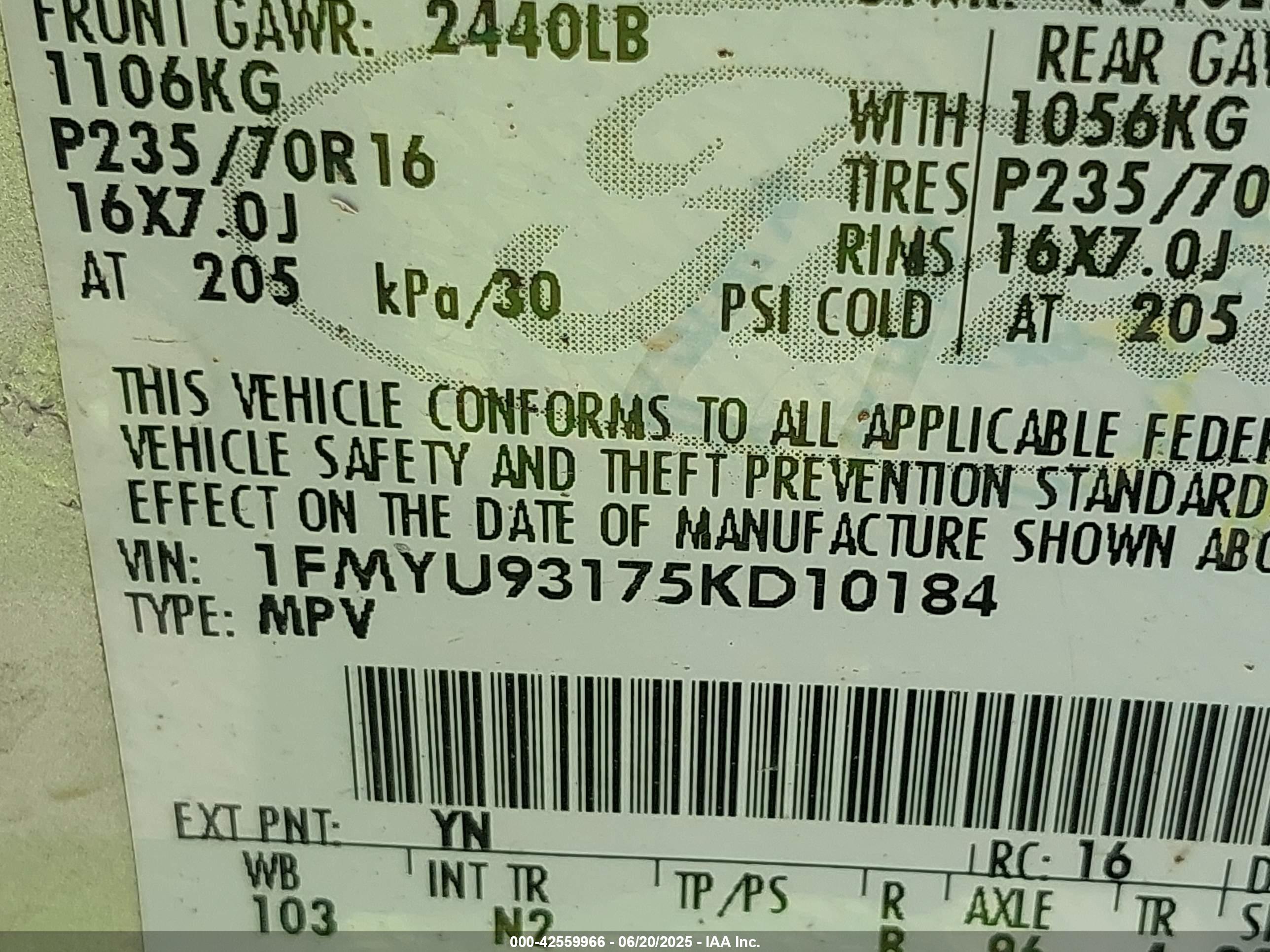 FORD ESCAPE image 9