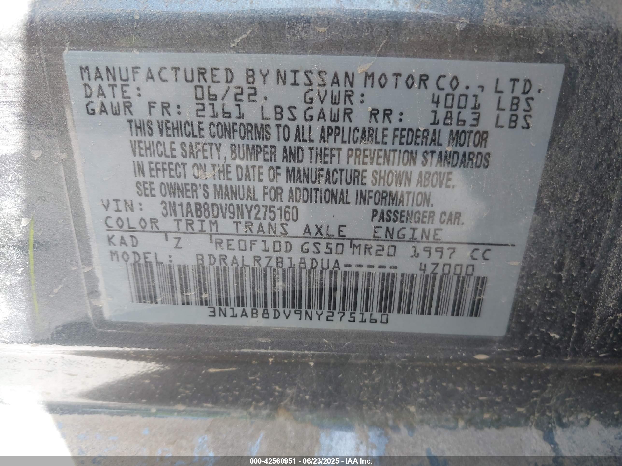 NISSAN SENTRA image 9