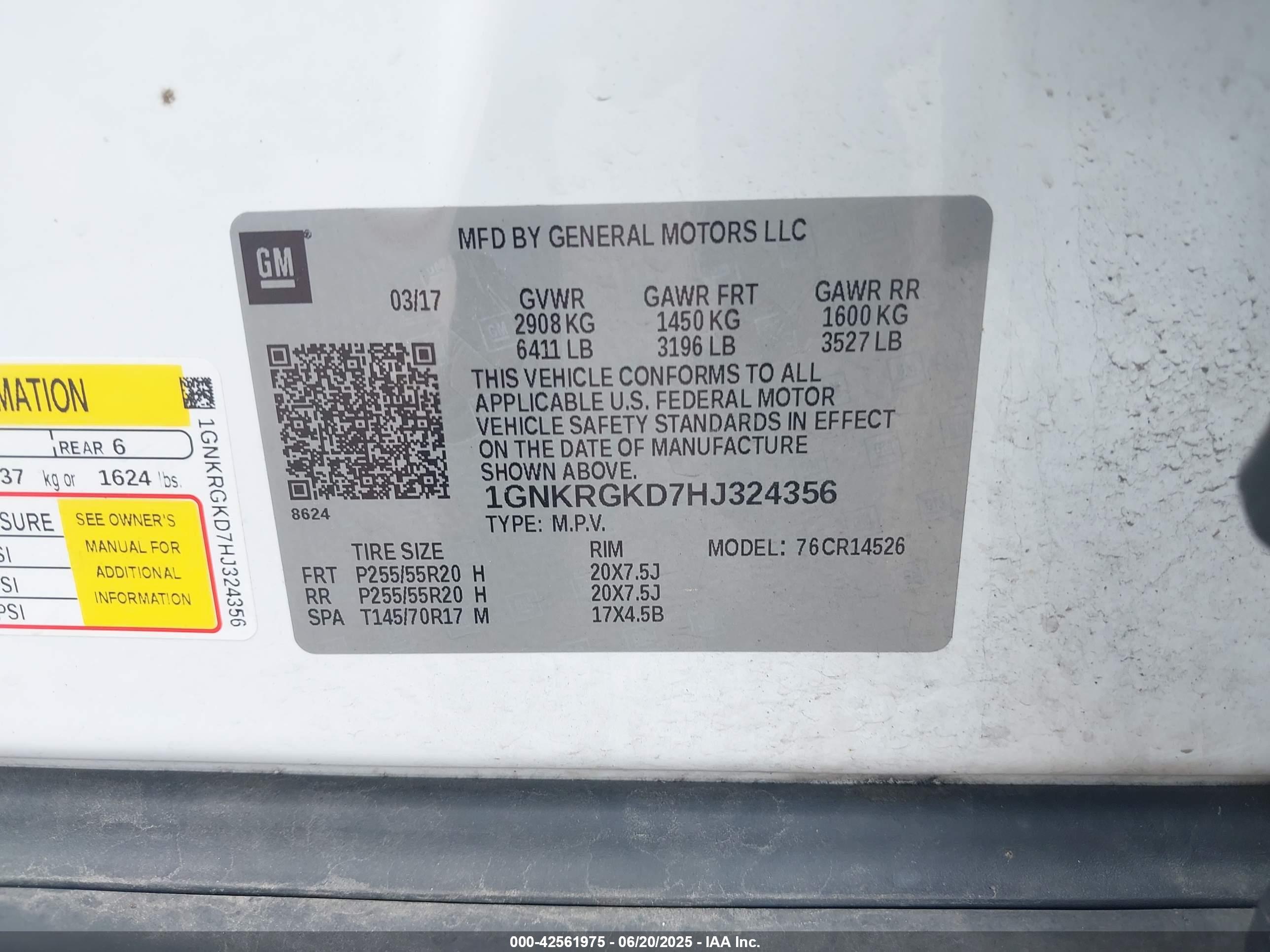 CHEVROLET TRAVERSE image 9