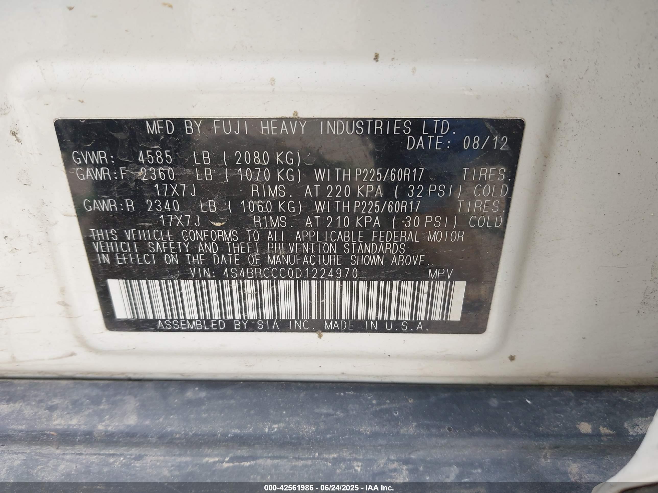 SUBARU OUTBACK image 9