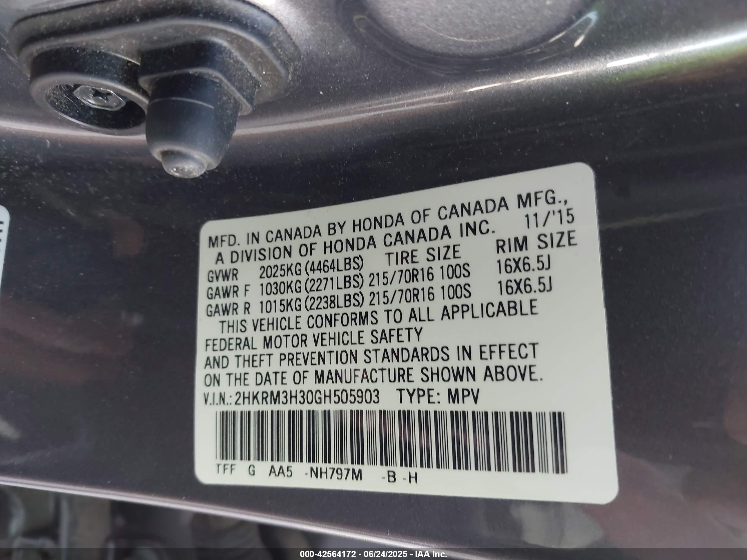 HONDA CR-V image 9