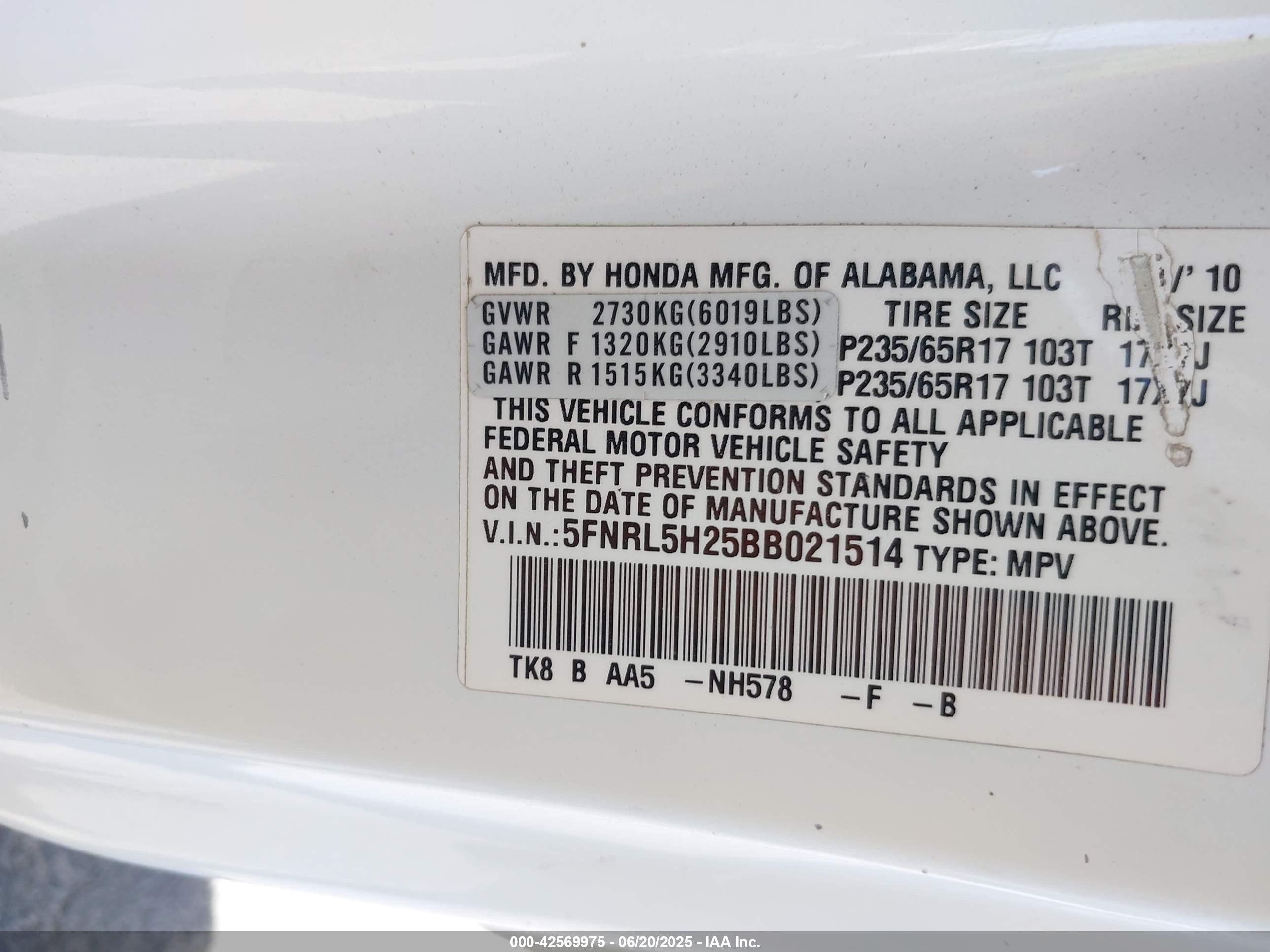 HONDA ODYSSEY image 9
