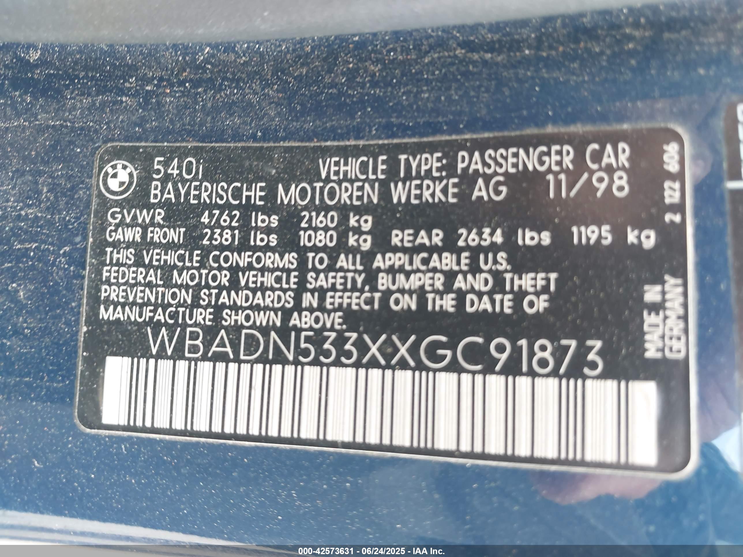 BMW 540I image 9