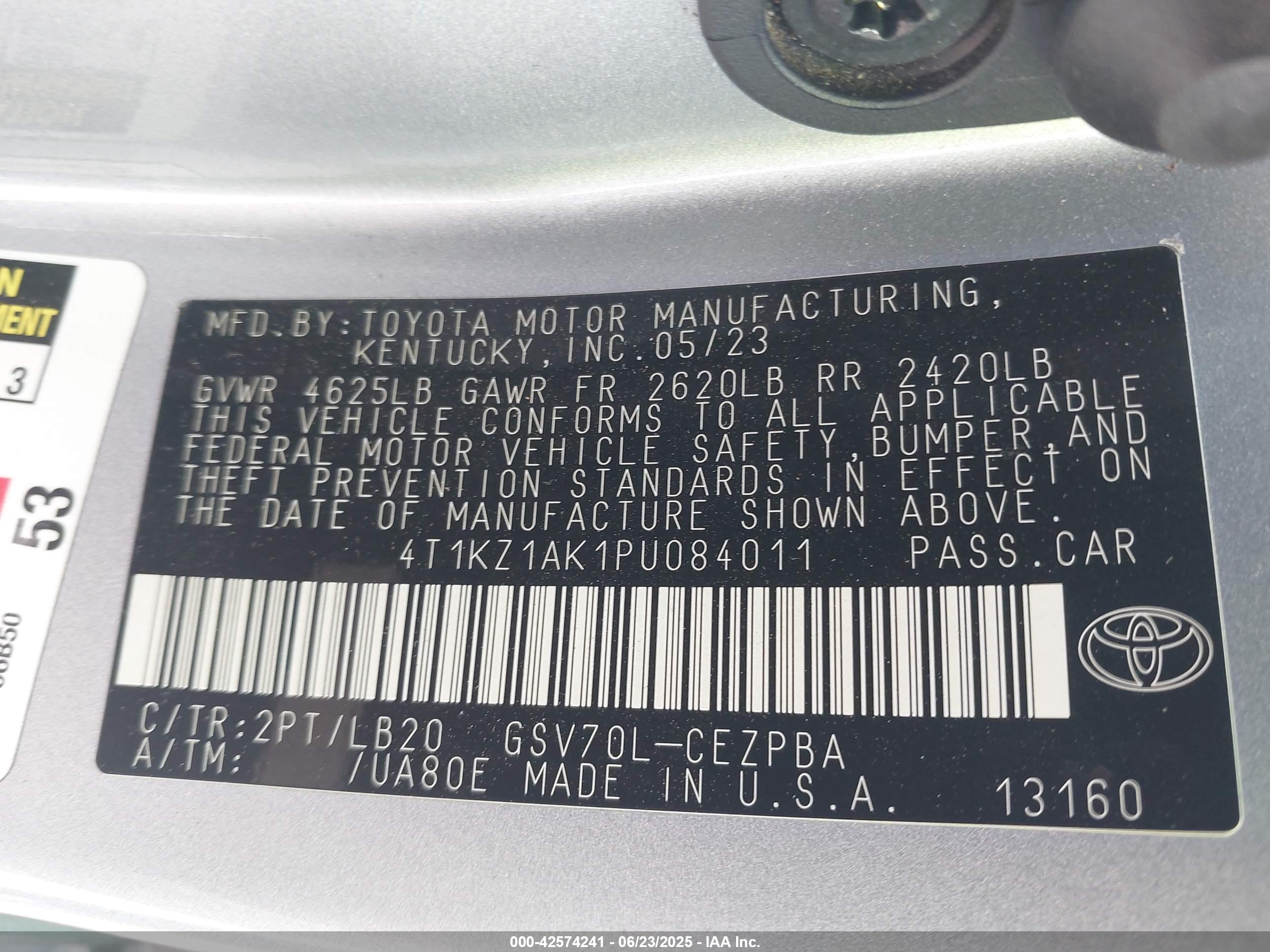 TOYOTA CAMRY image 9