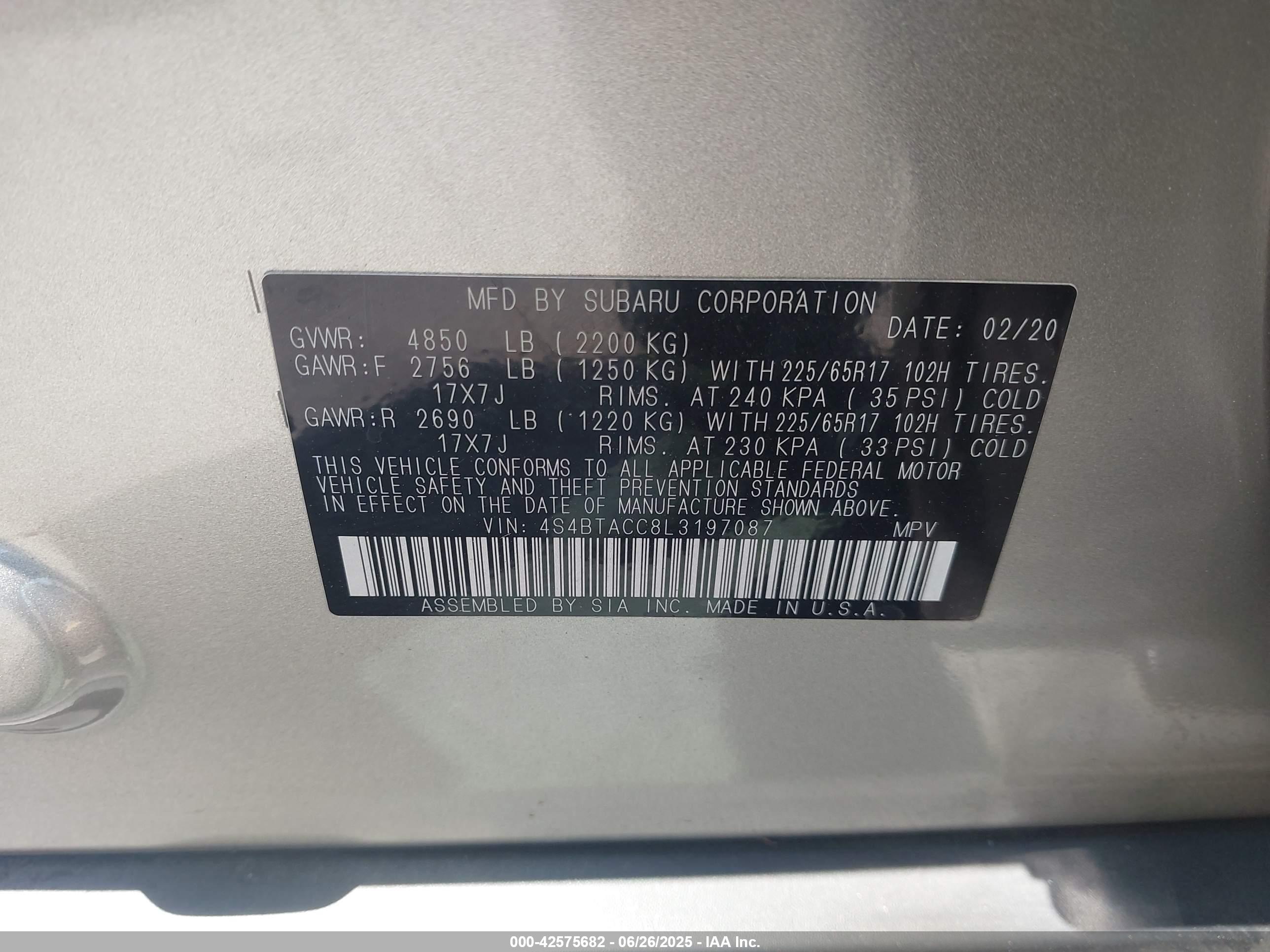 SUBARU OUTBACK image 9