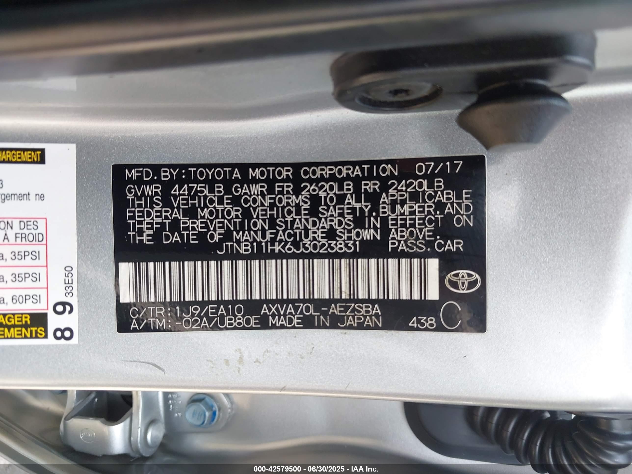 TOYOTA CAMRY image 9
