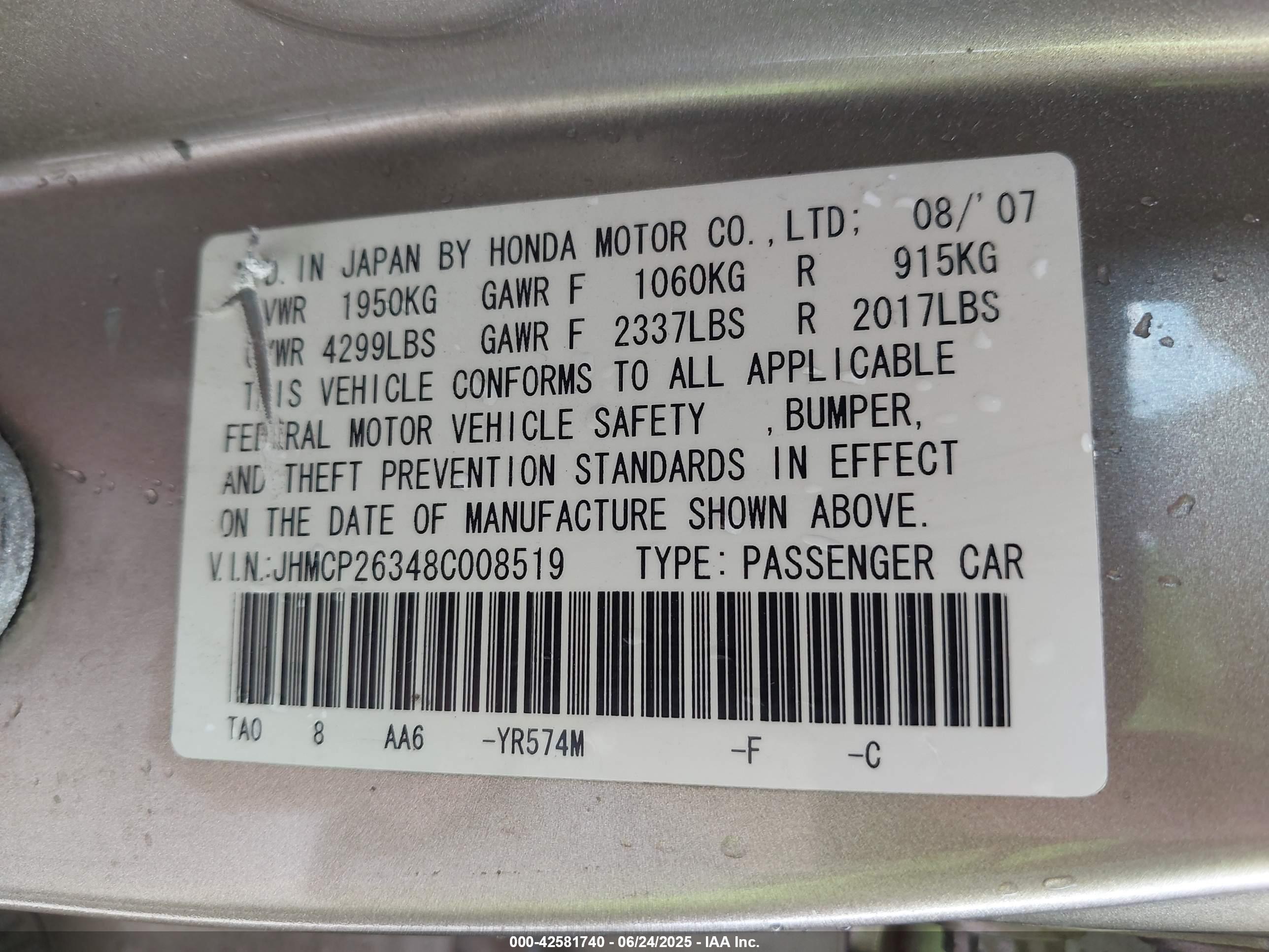 HONDA ACCORD image 9