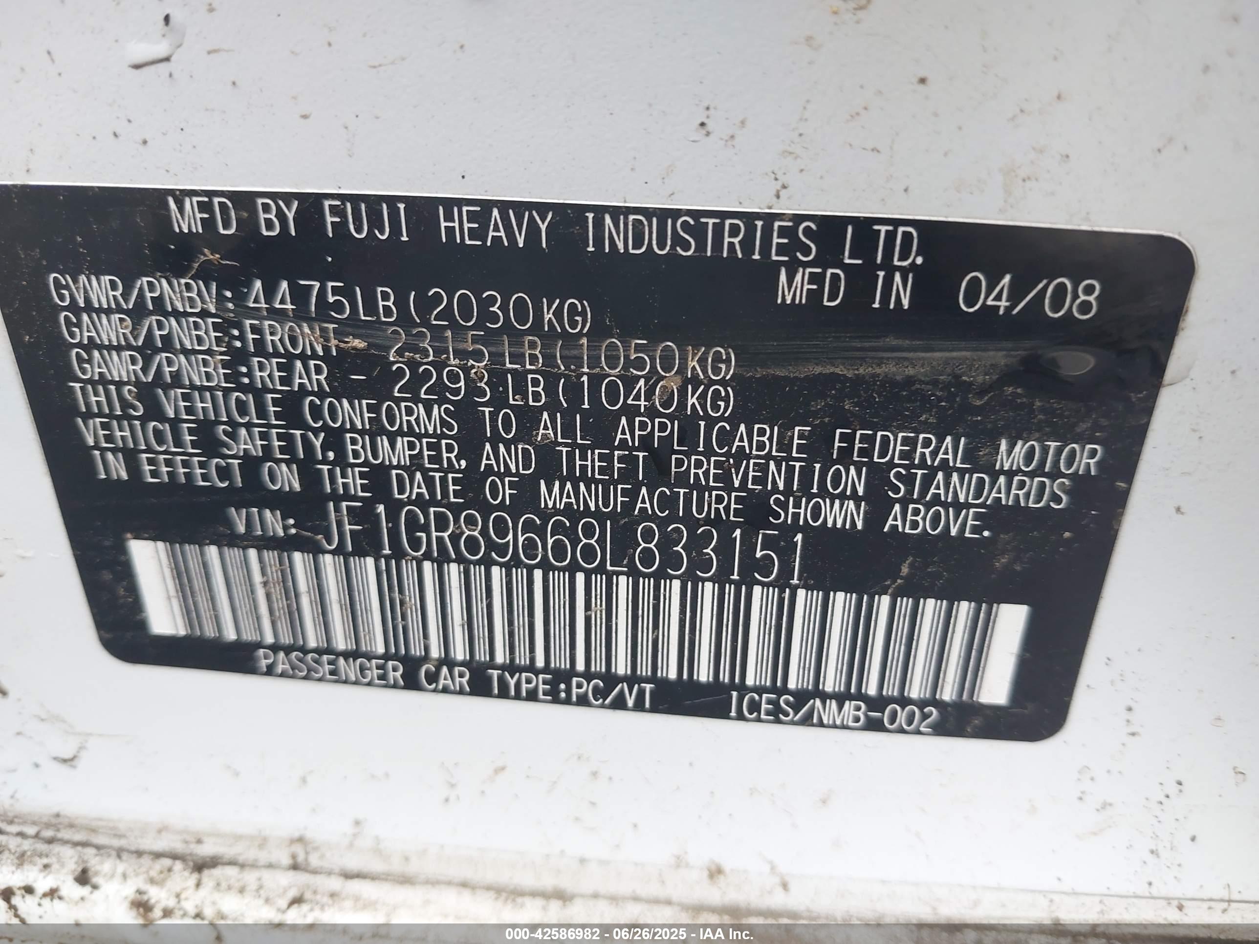 SUBARU IMPREZA image 9