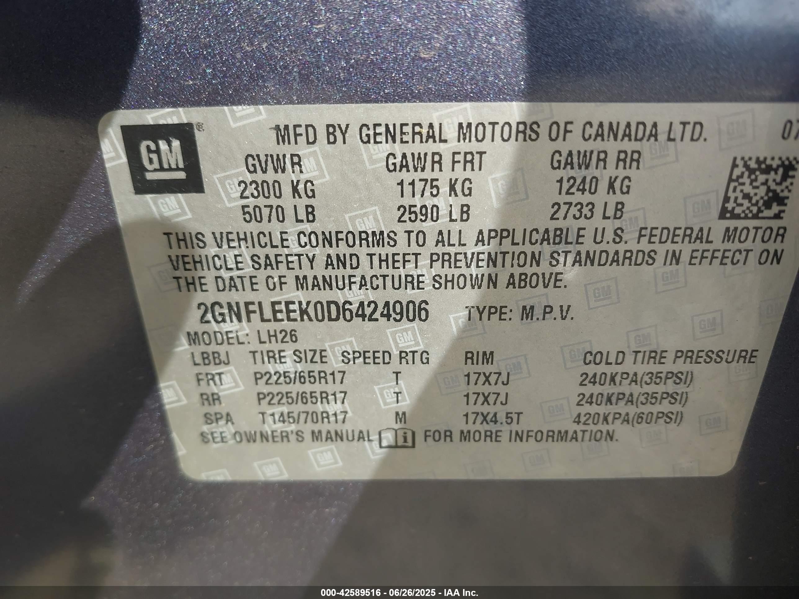 CHEVROLET EQUINOX image 9