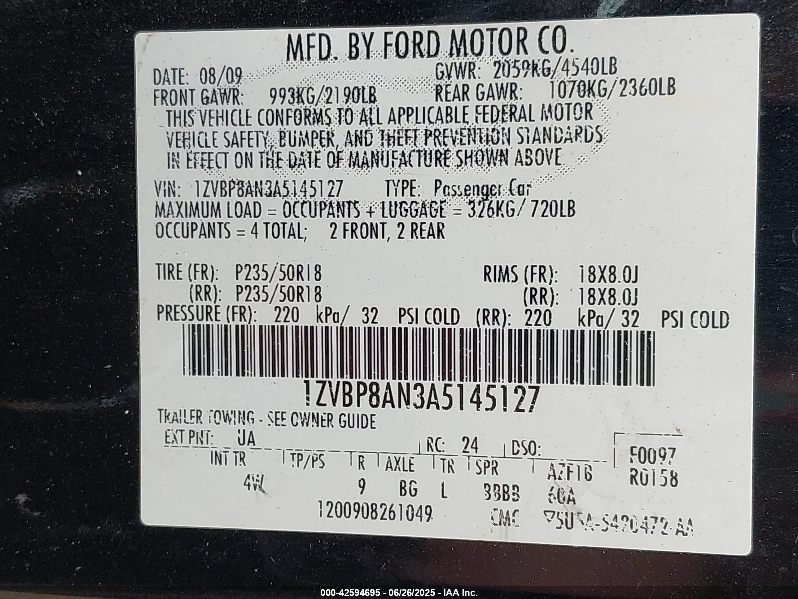 FORD MUSTANG image 9