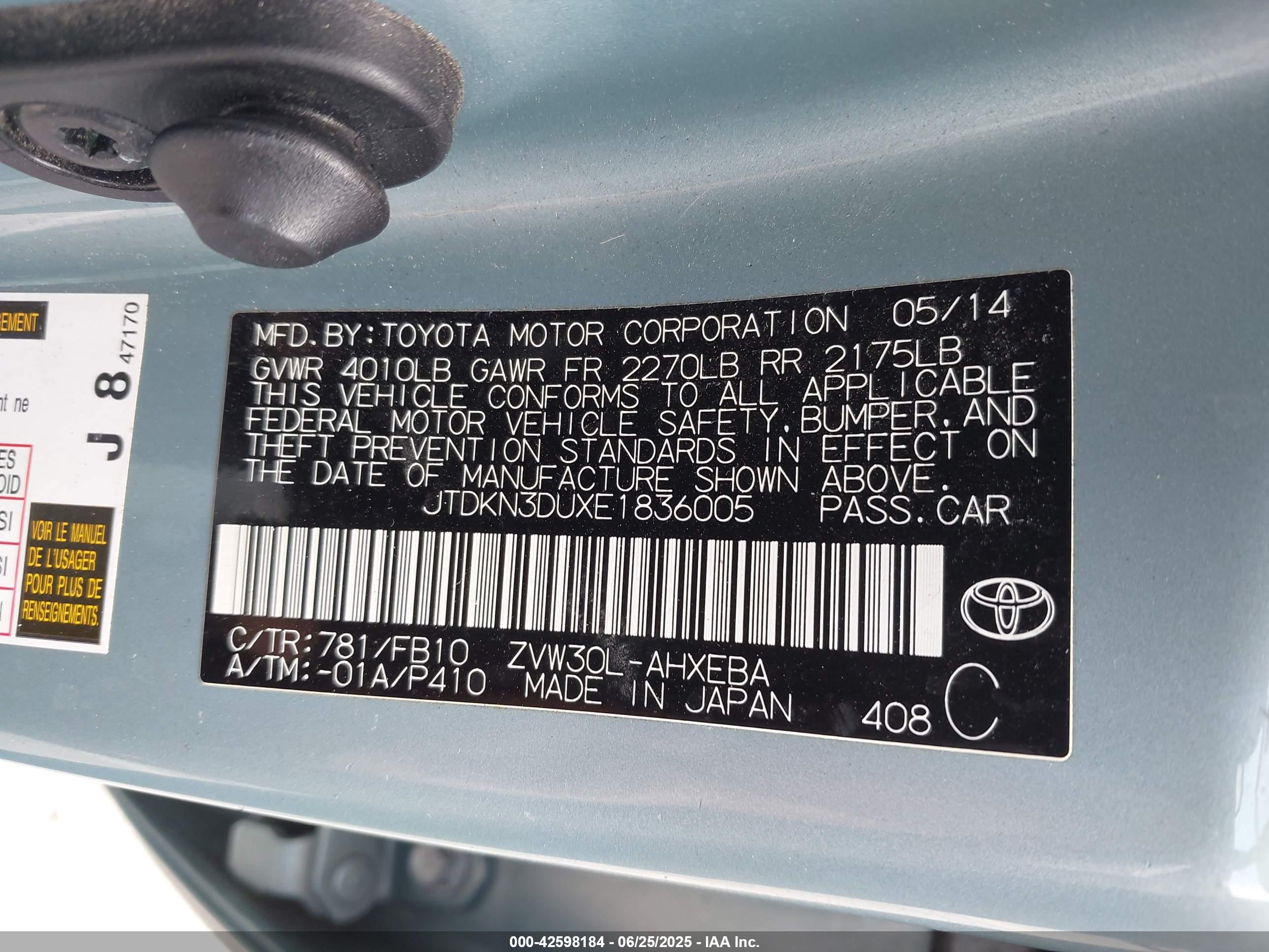TOYOTA PRIUS image 9