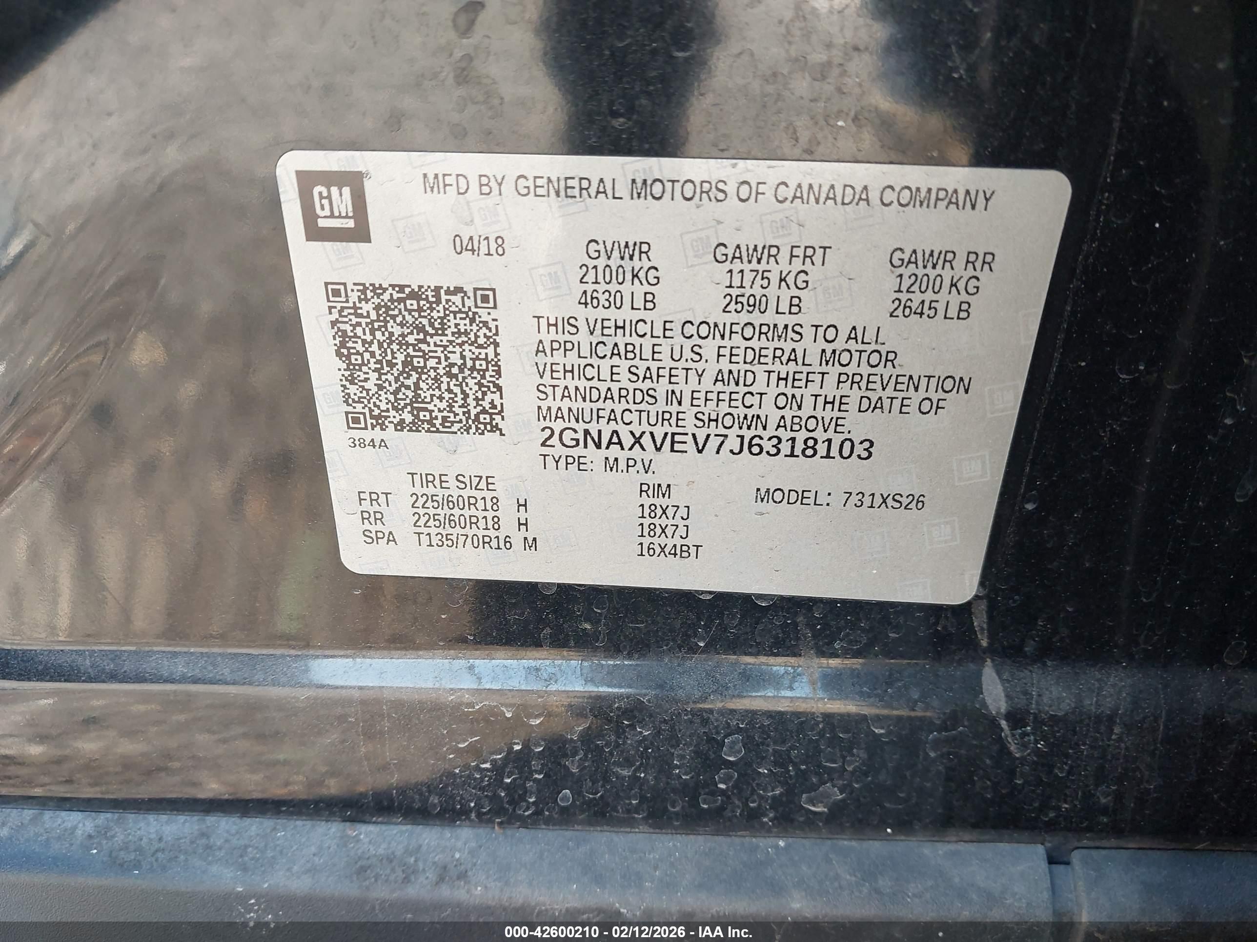 CHEVROLET EQUINOX image 9