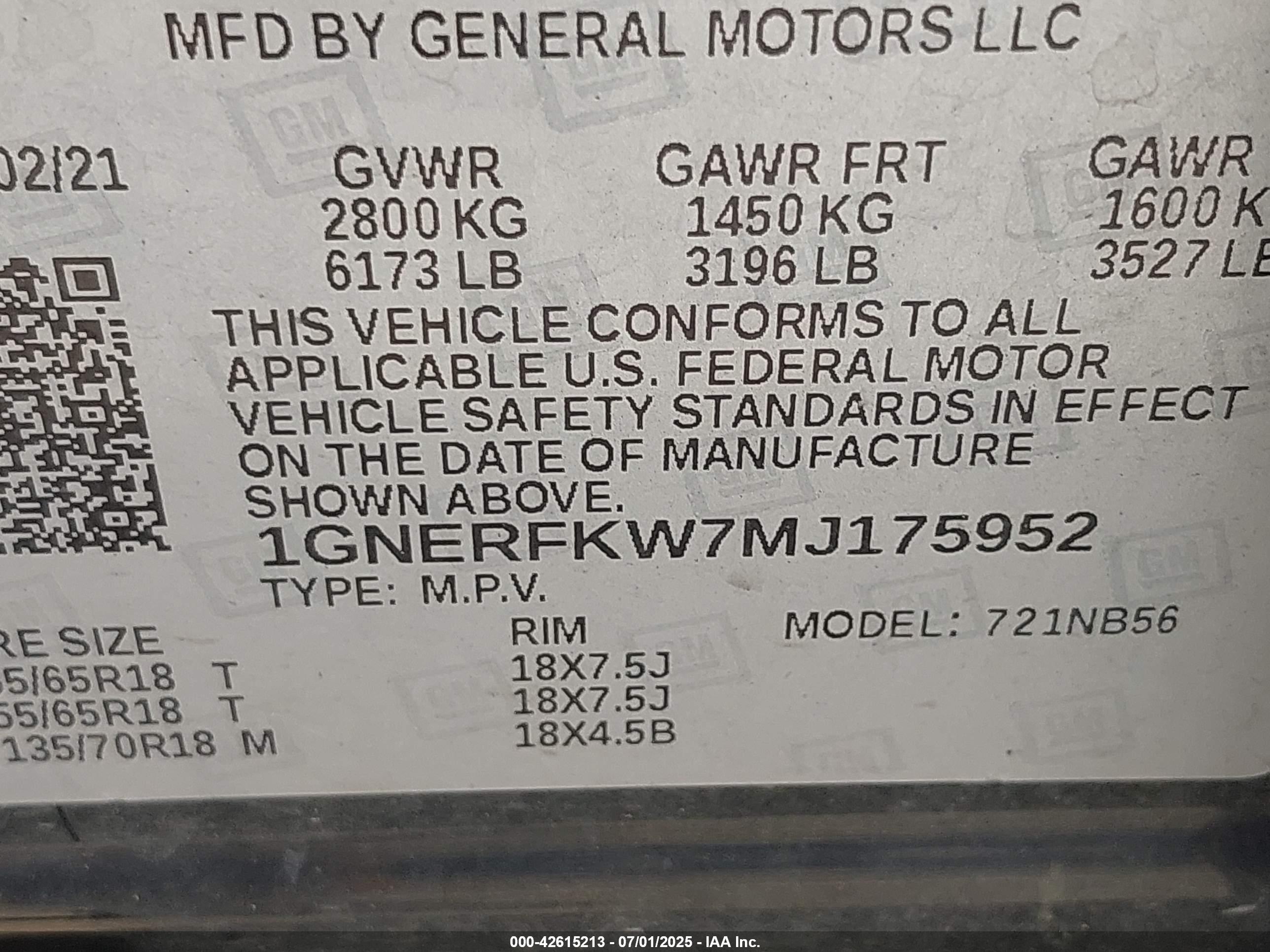 CHEVROLET TRAVERSE image 9