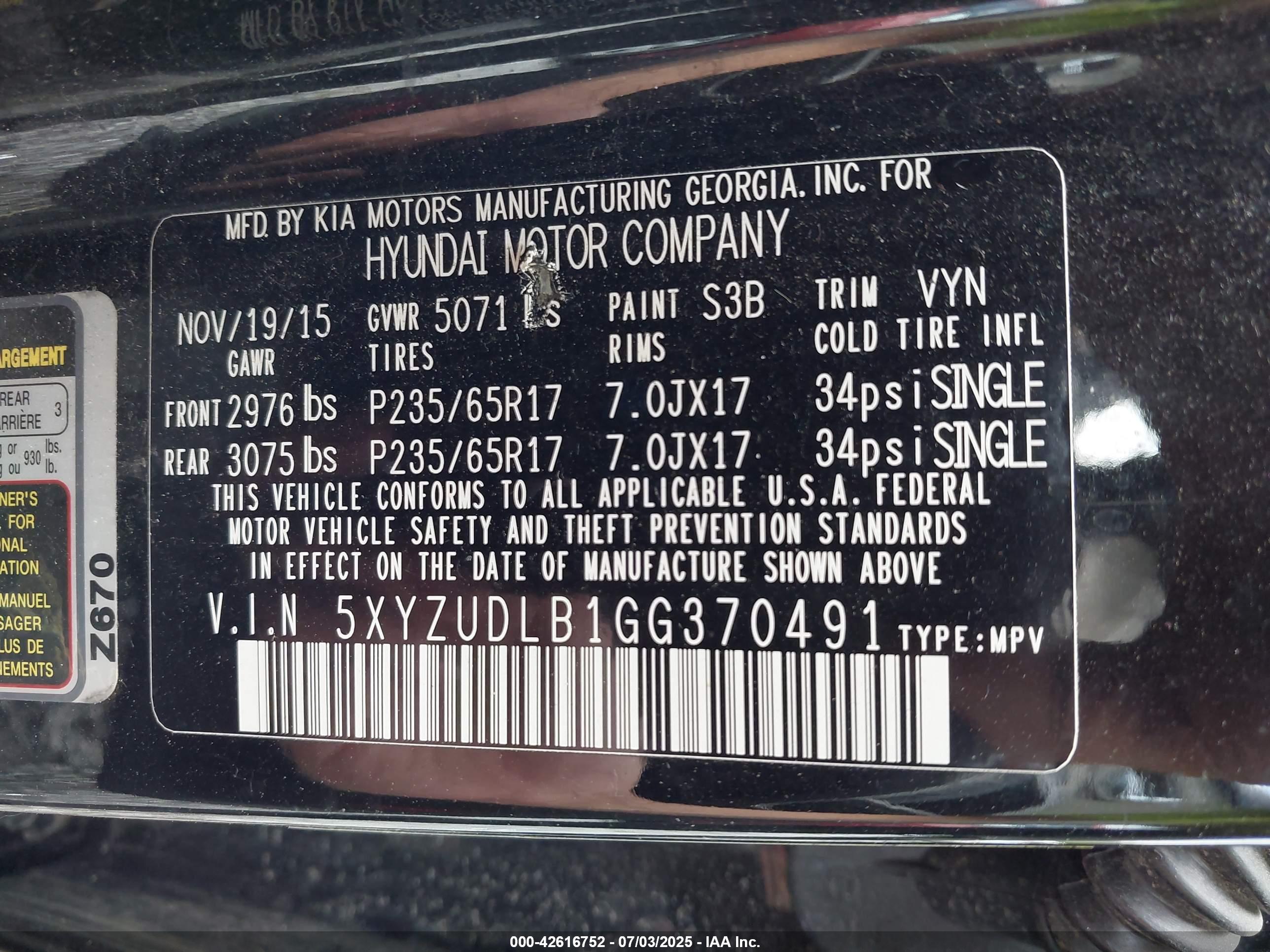 HYUNDAI SANTA image 9