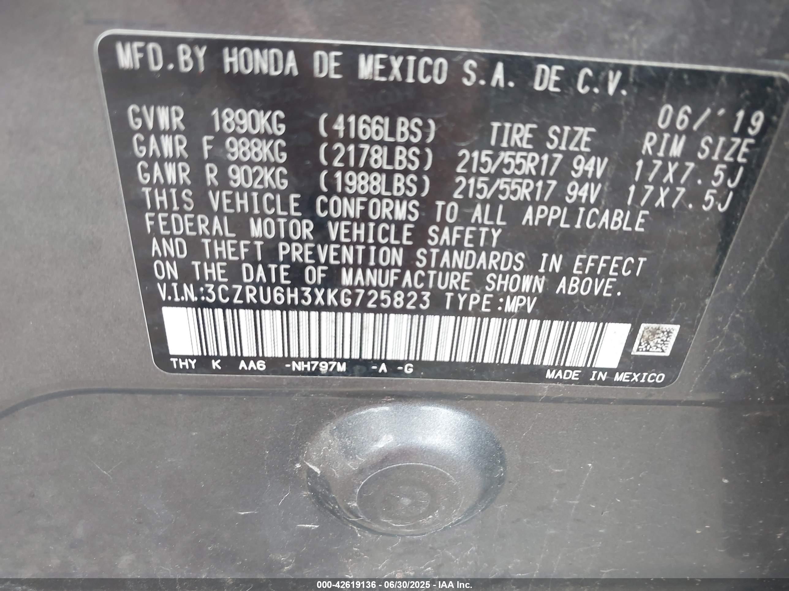 HONDA HR-V image 9