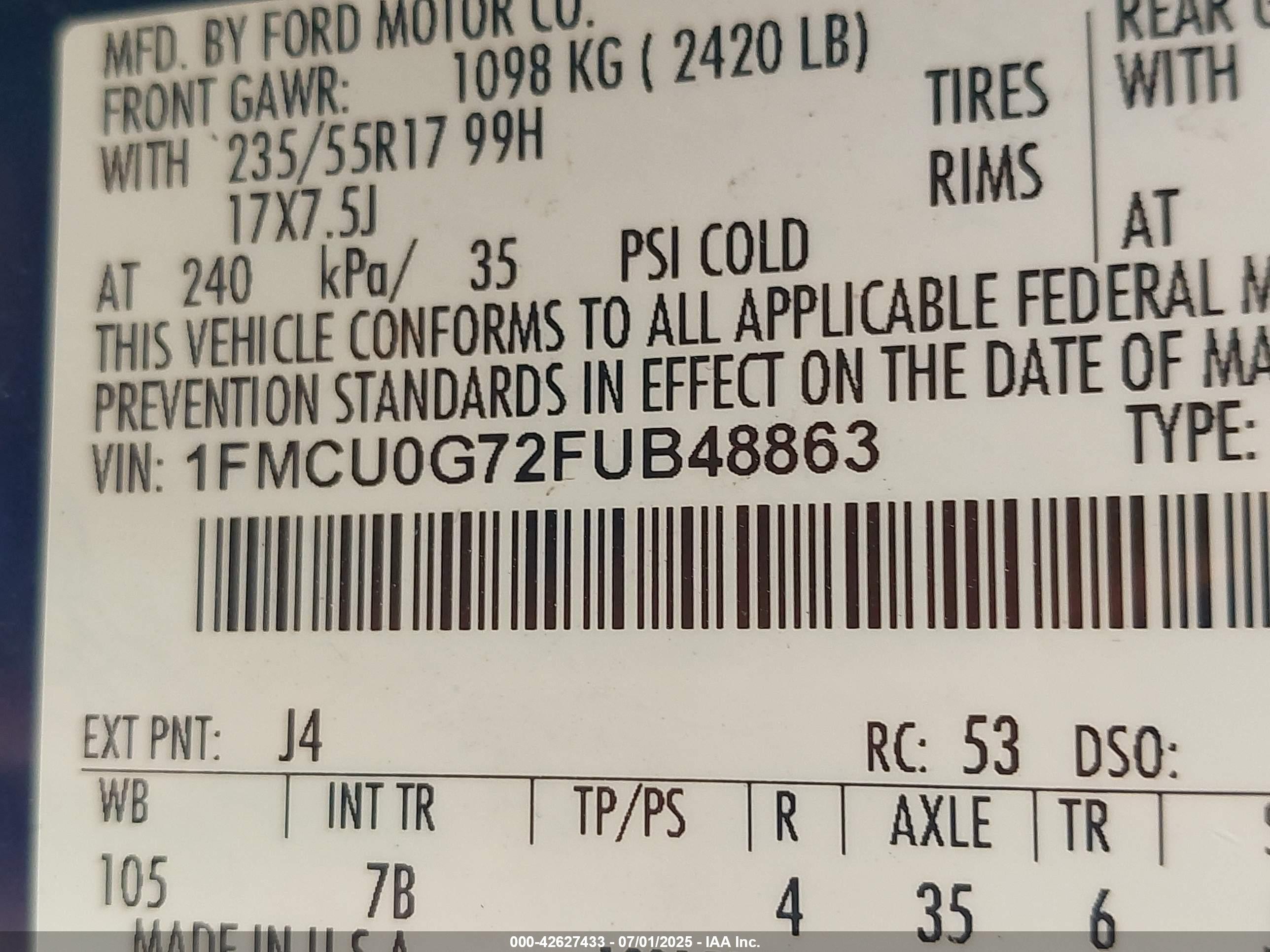 FORD ESCAPE image 9