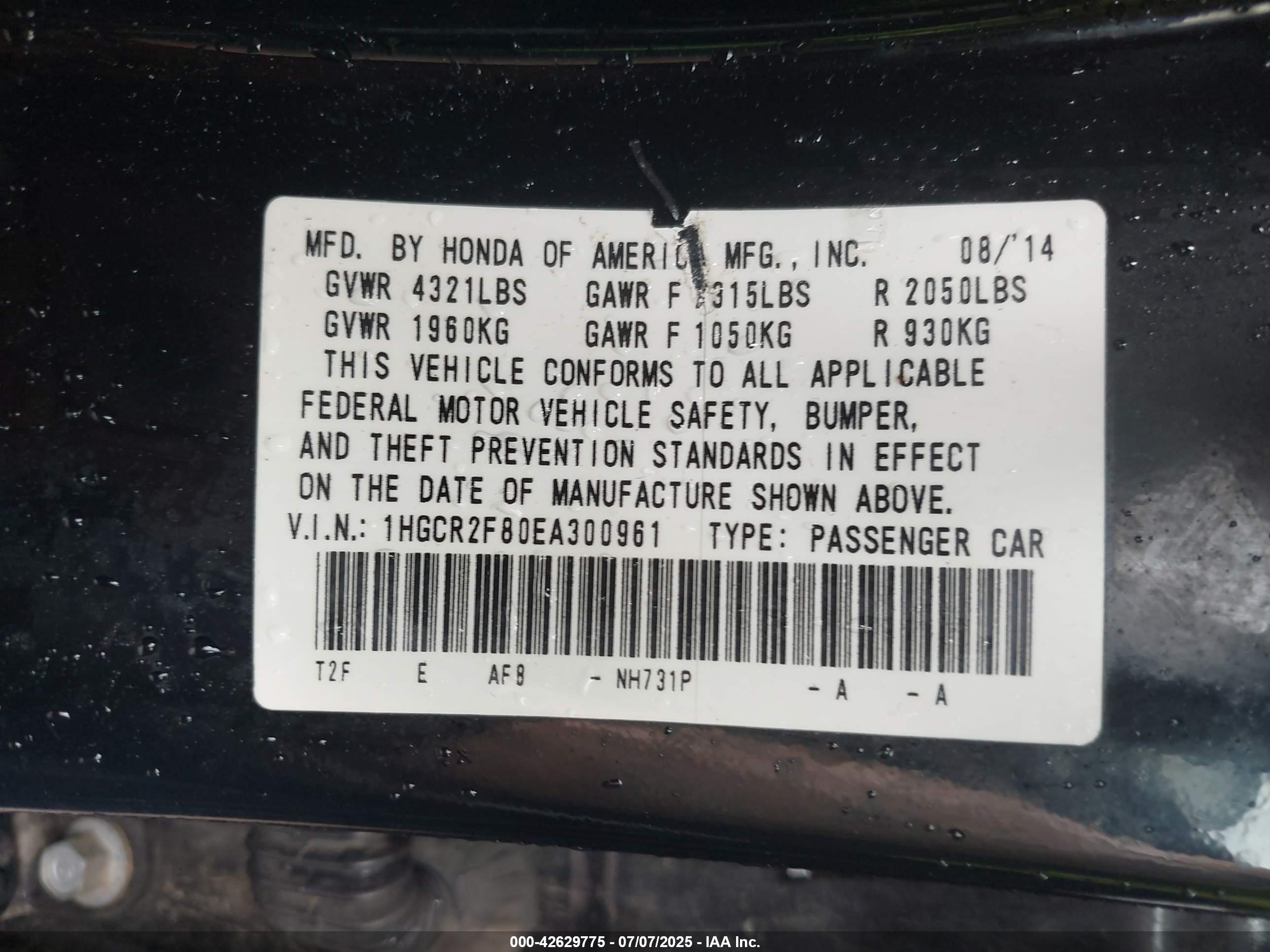HONDA ACCORD image 9
