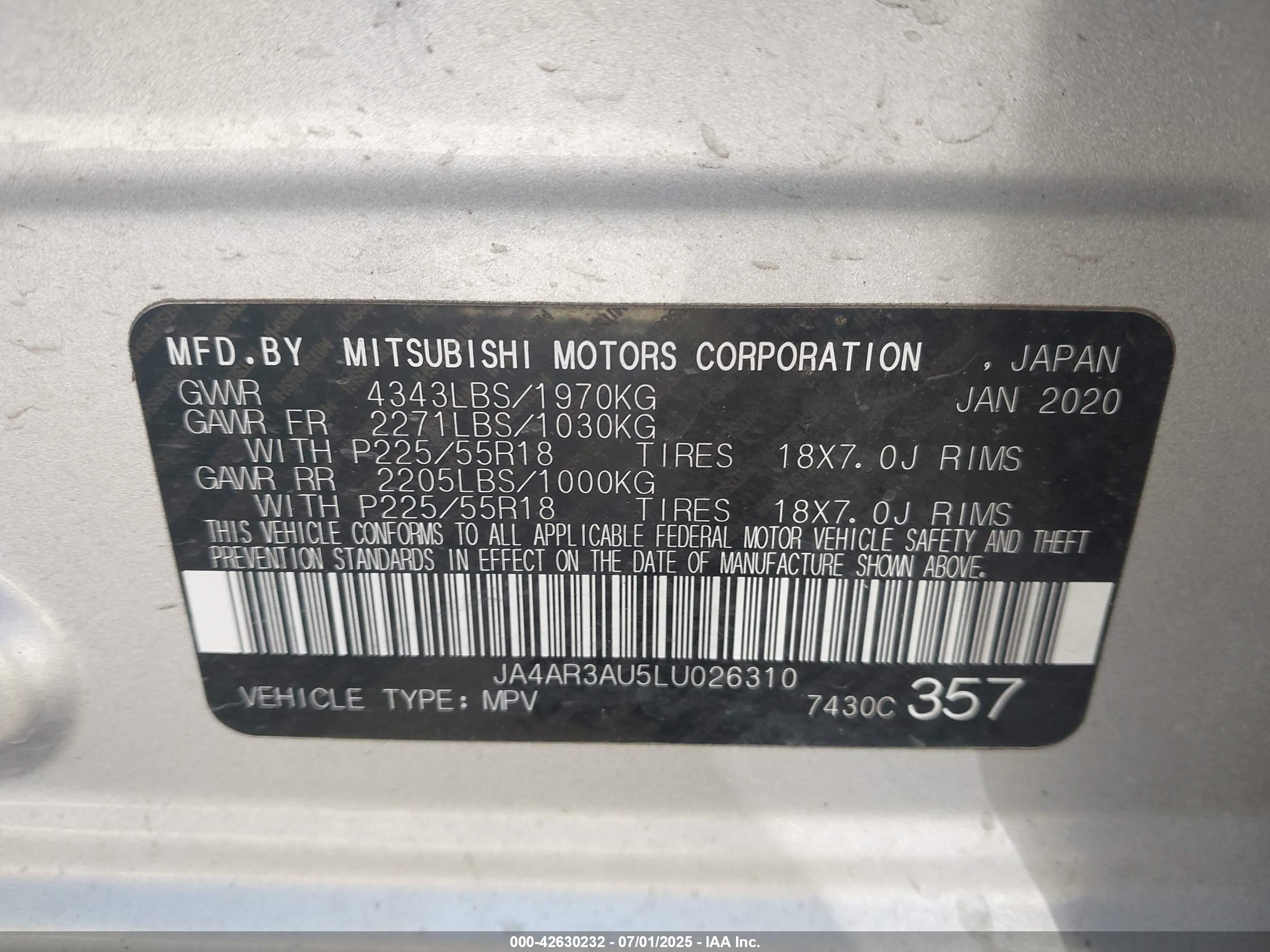 MITSUBISHI OUTLANDER image 9