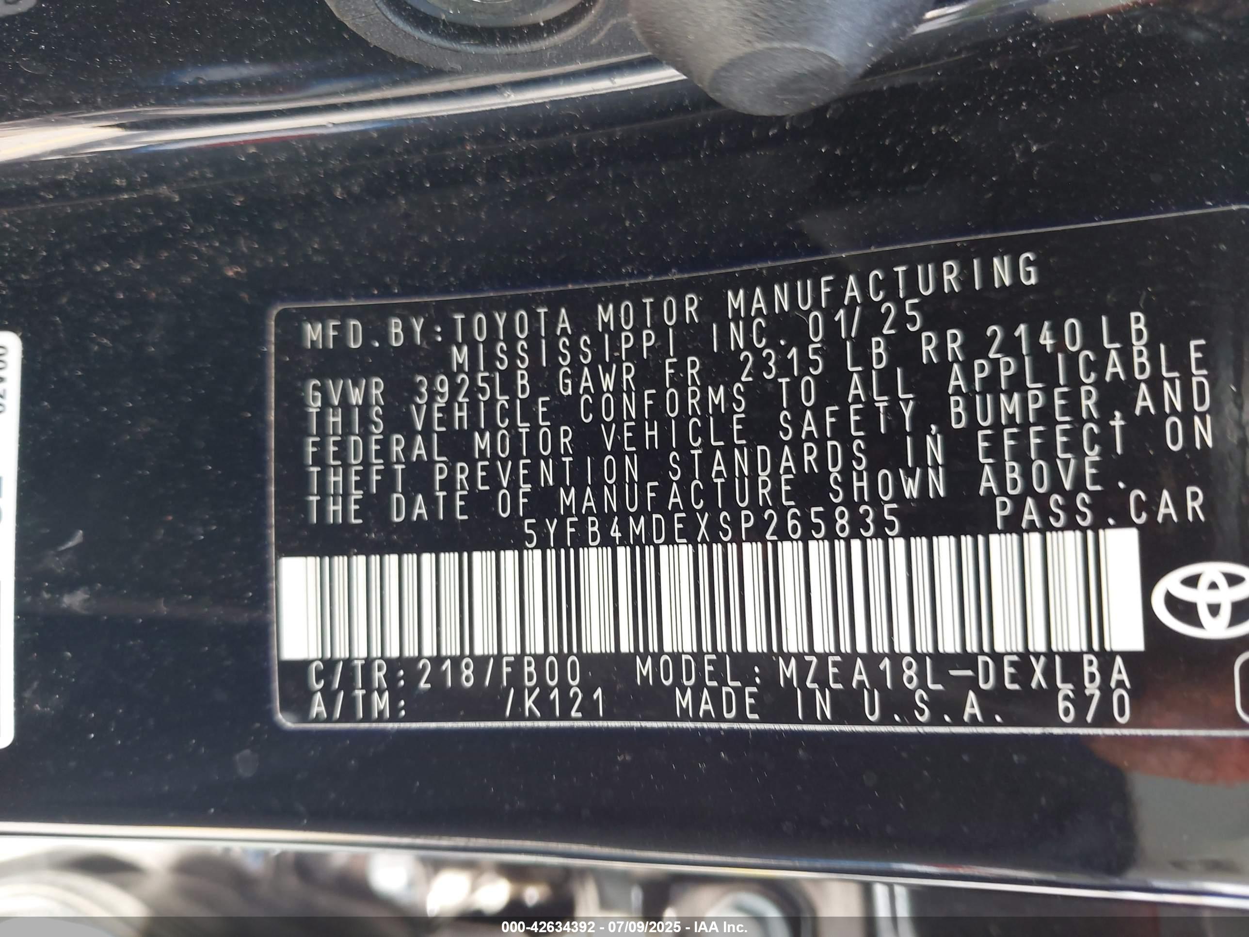 TOYOTA COROLLA image 9