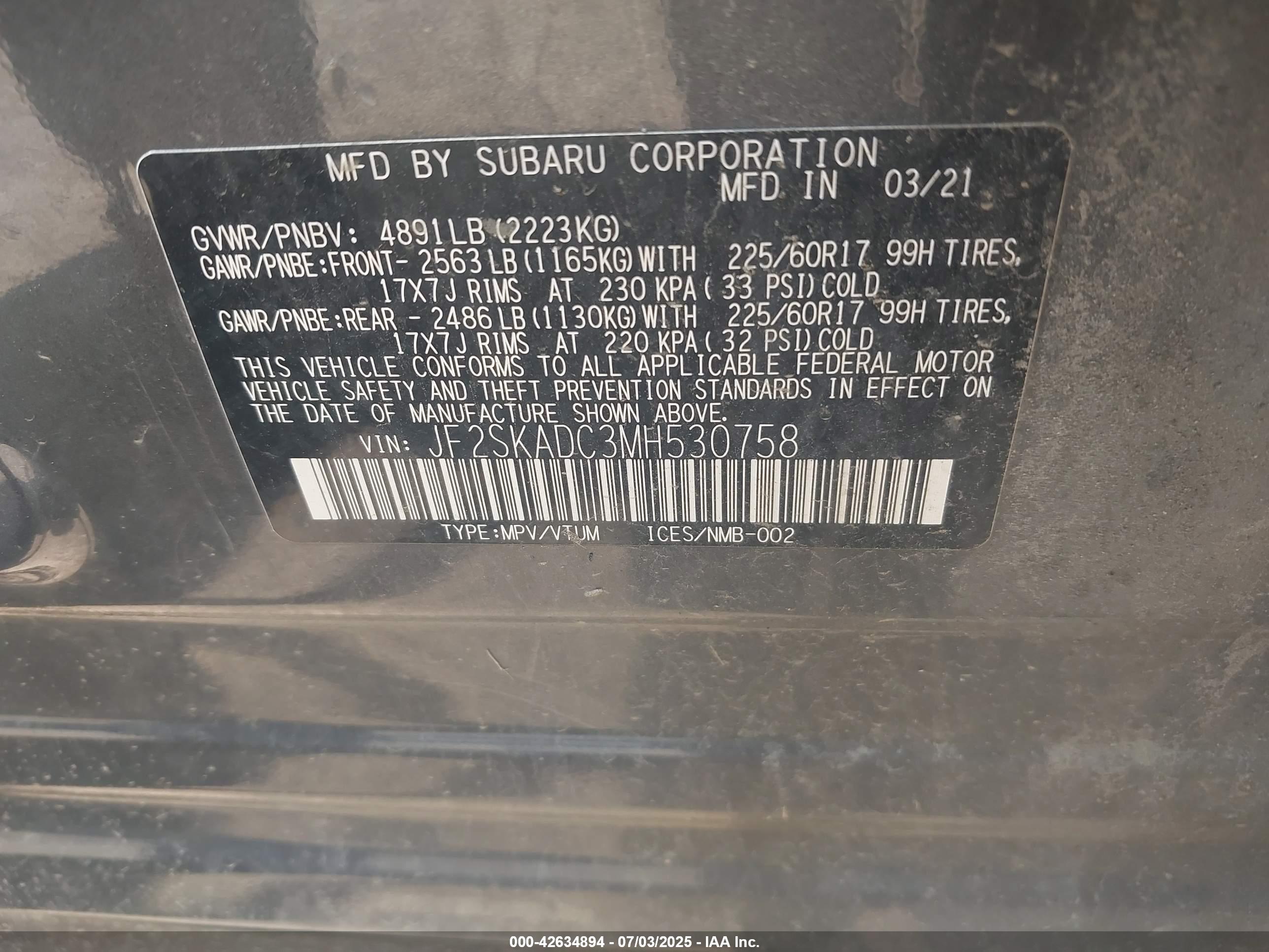 SUBARU FORESTER image 9