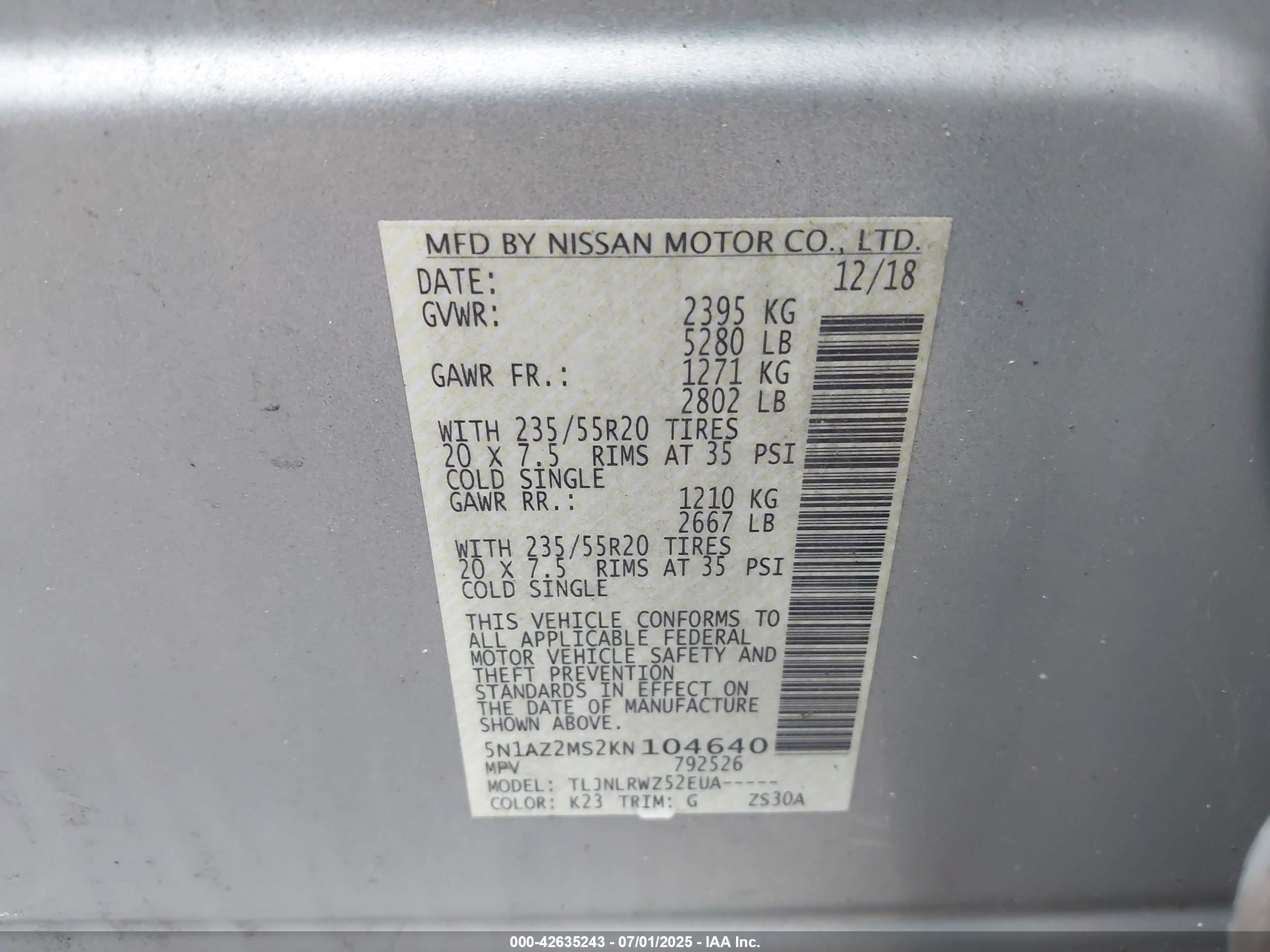 NISSAN MURANO image 9