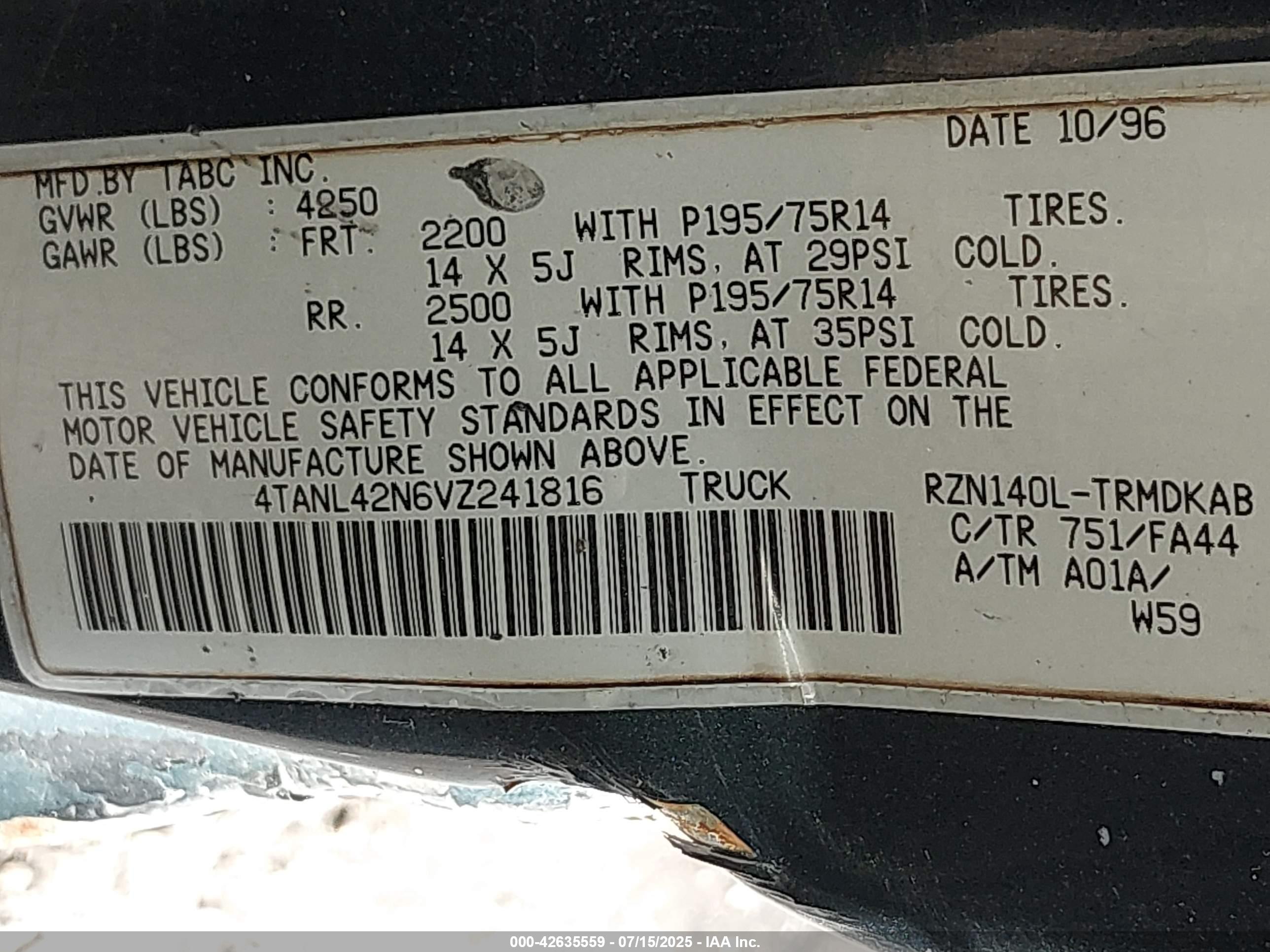 TOYOTA TACOMA image 9