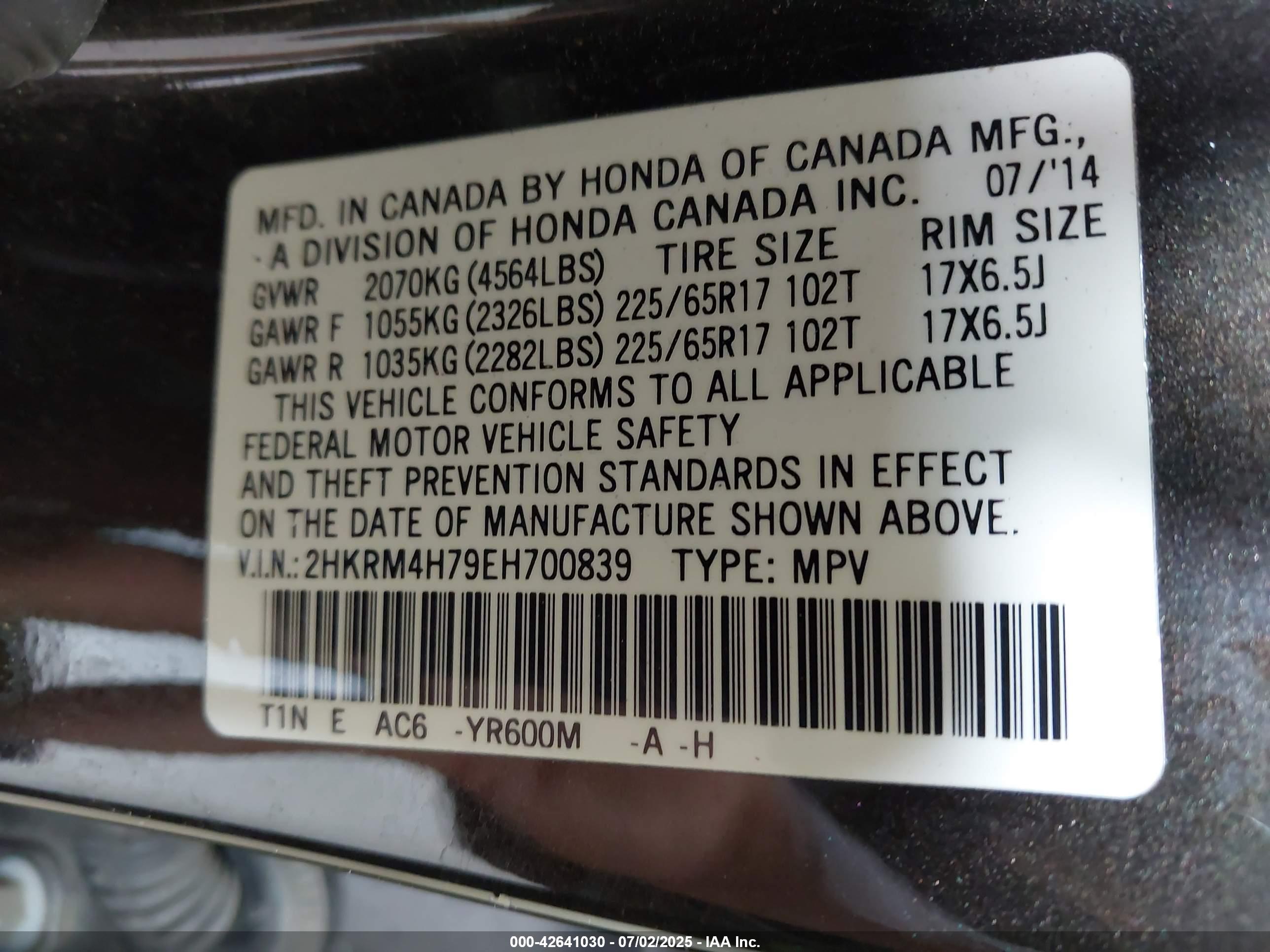 HONDA CR-V image 9