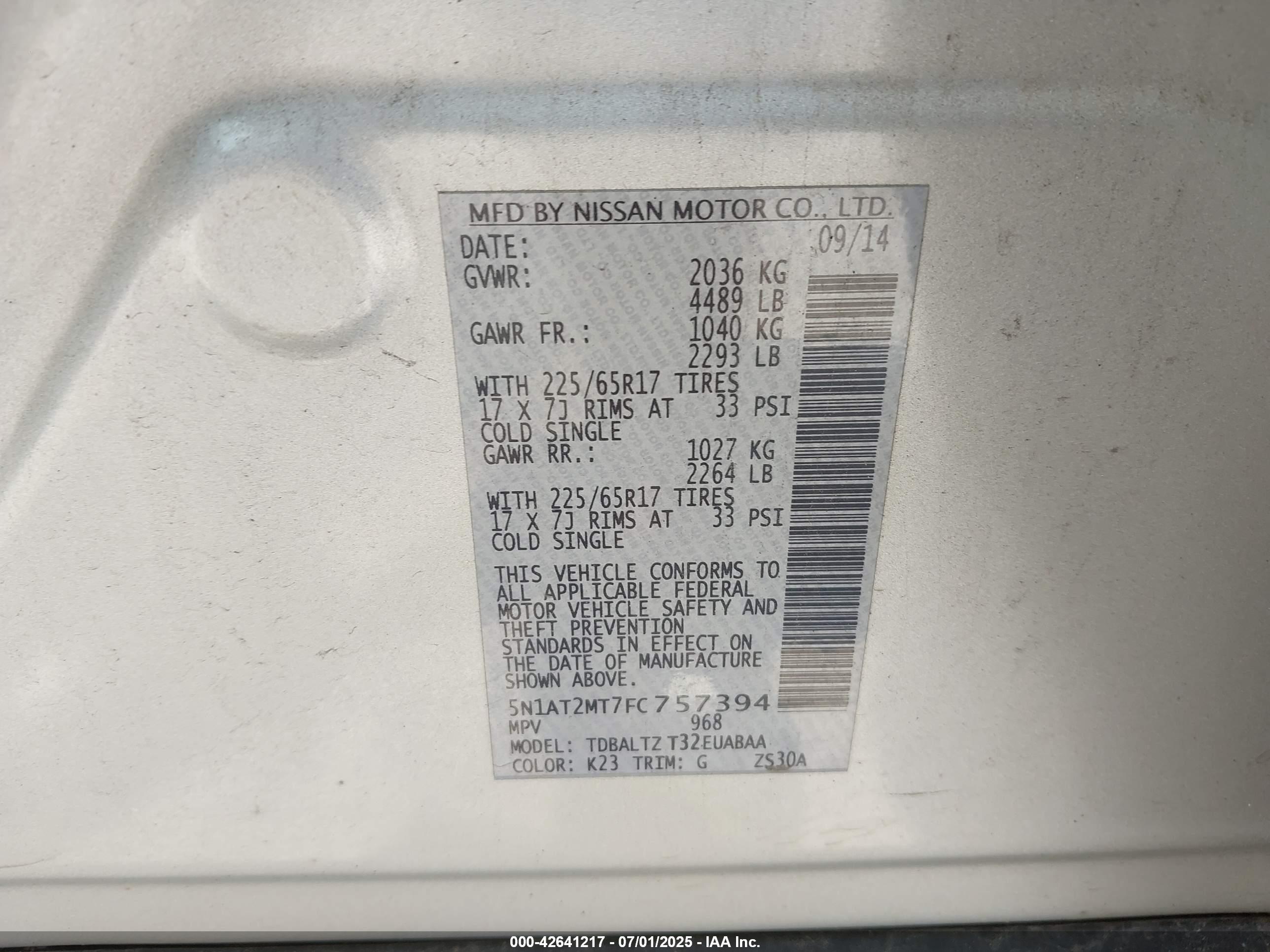 NISSAN ROGUE image 9