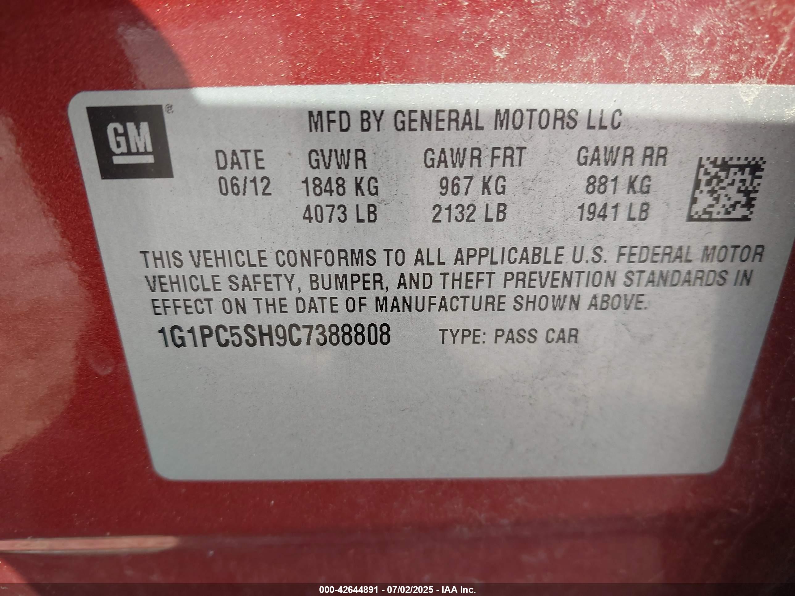 CHEVROLET CRUZE image 9