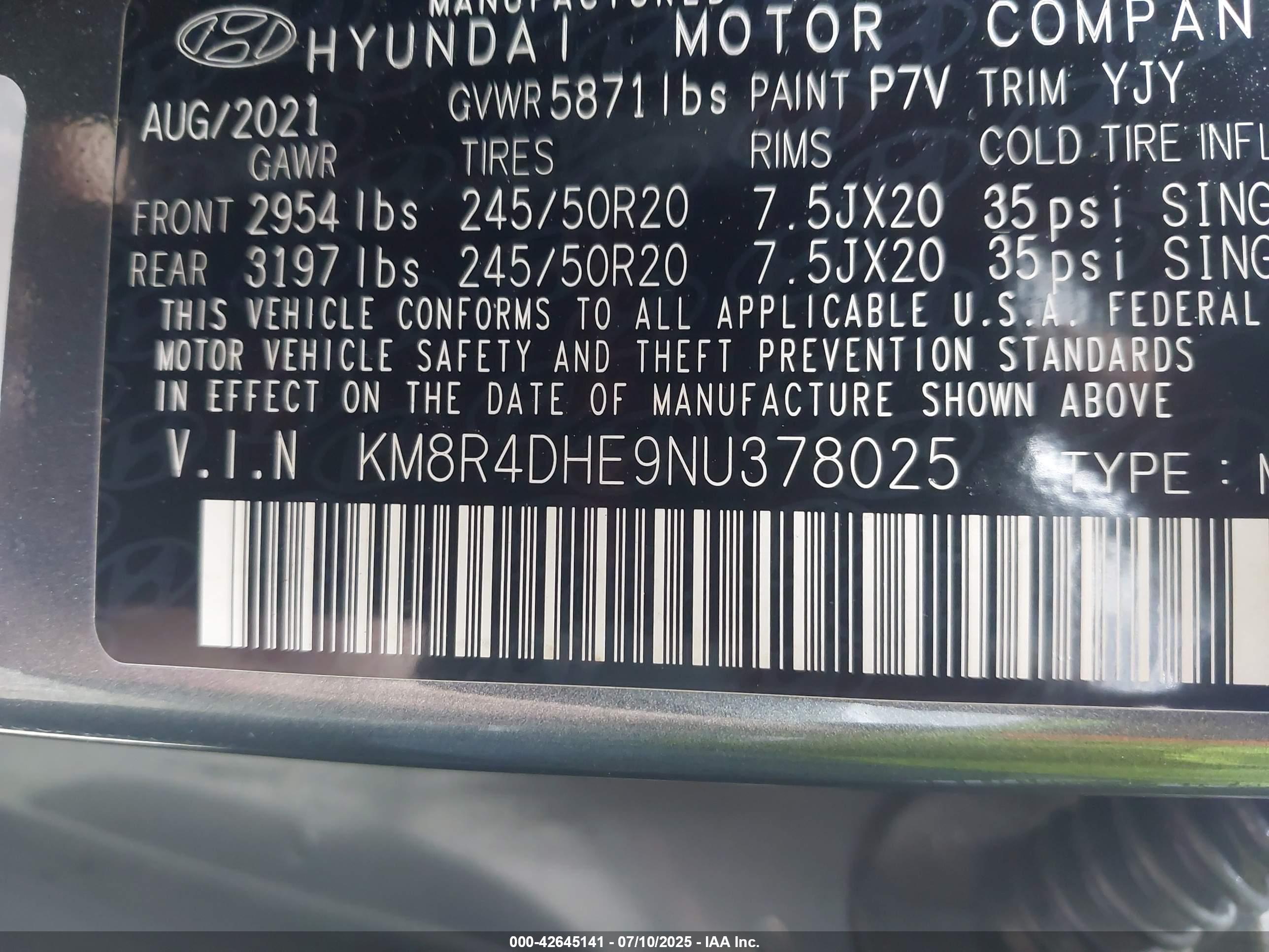 HYUNDAI PALISADE image 9