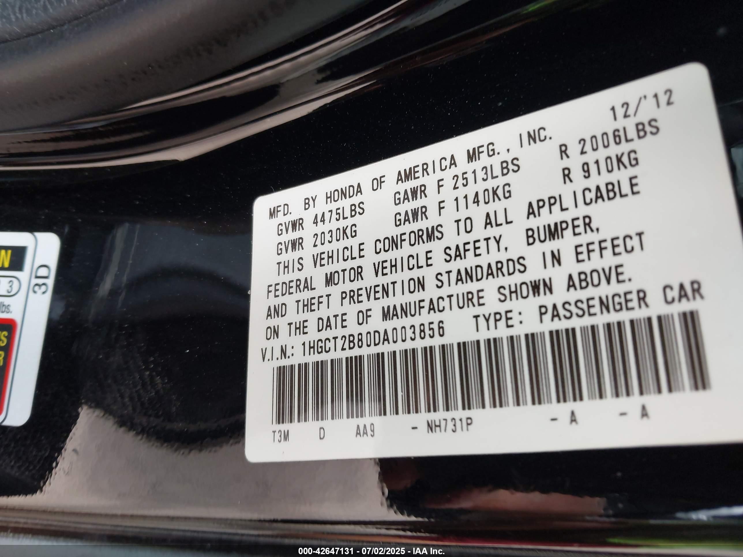 HONDA ACCORD image 9