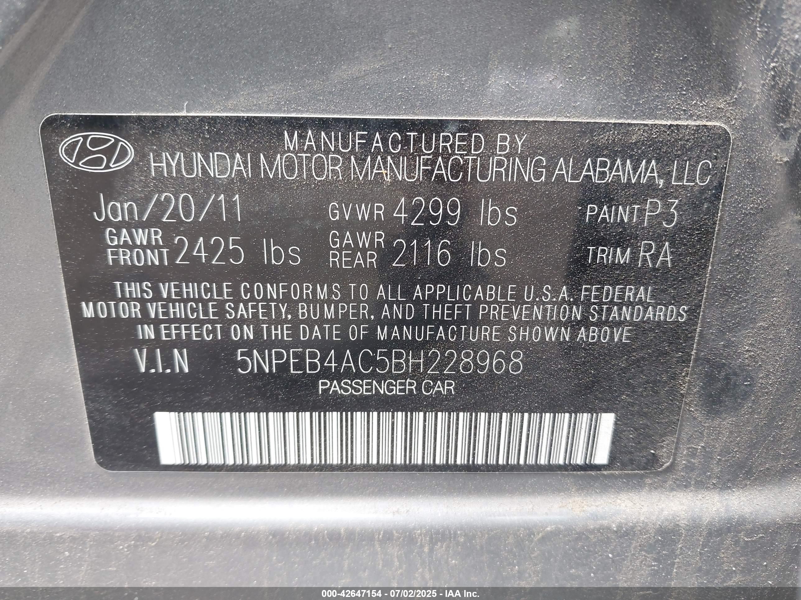 HYUNDAI SONATA image 9