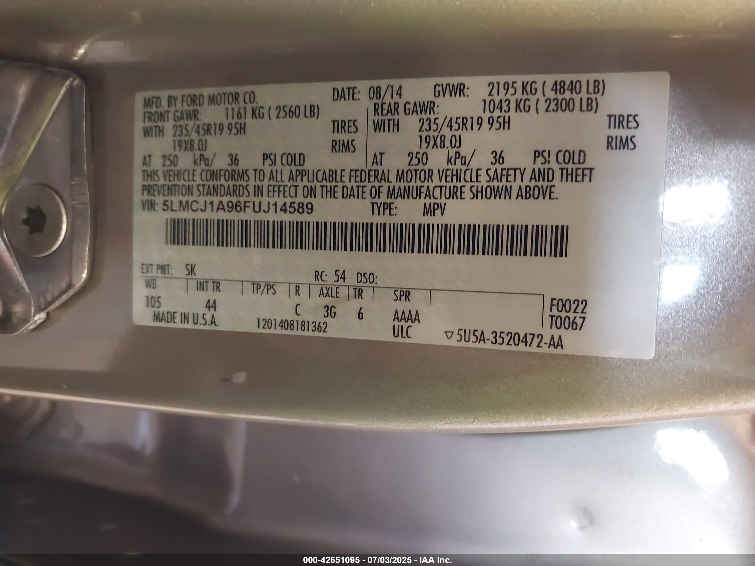 LINCOLN MKC image 9