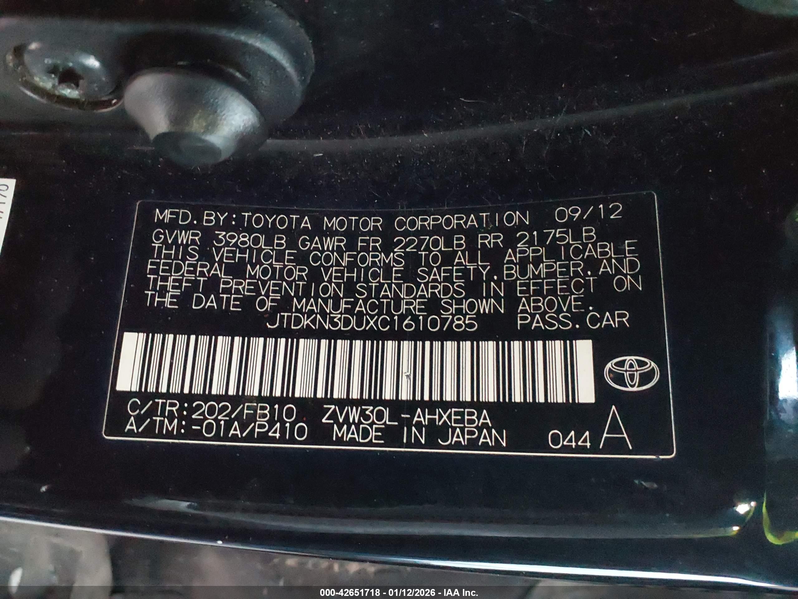 TOYOTA PRIUS image 9