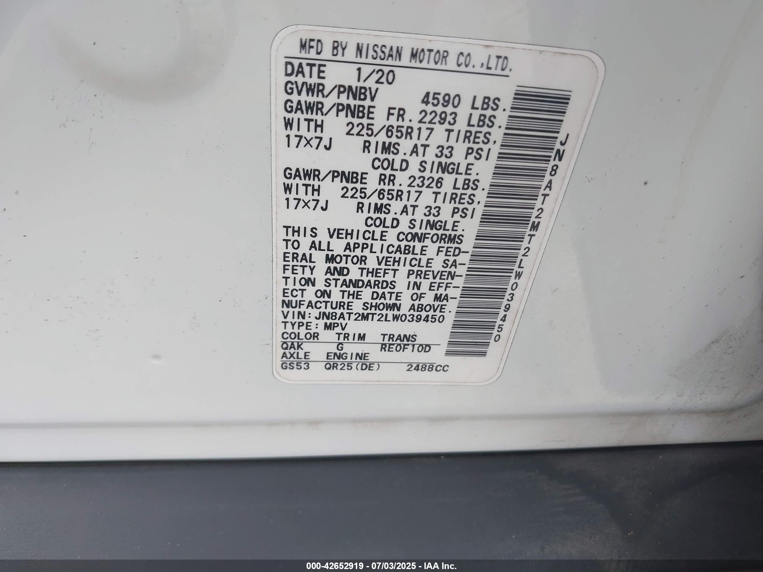 NISSAN ROGUE image 9
