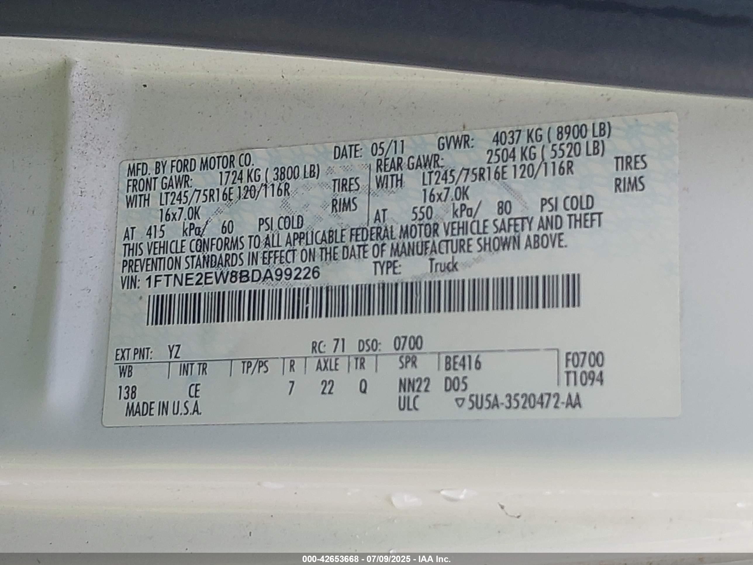 FORD E-250 image 9