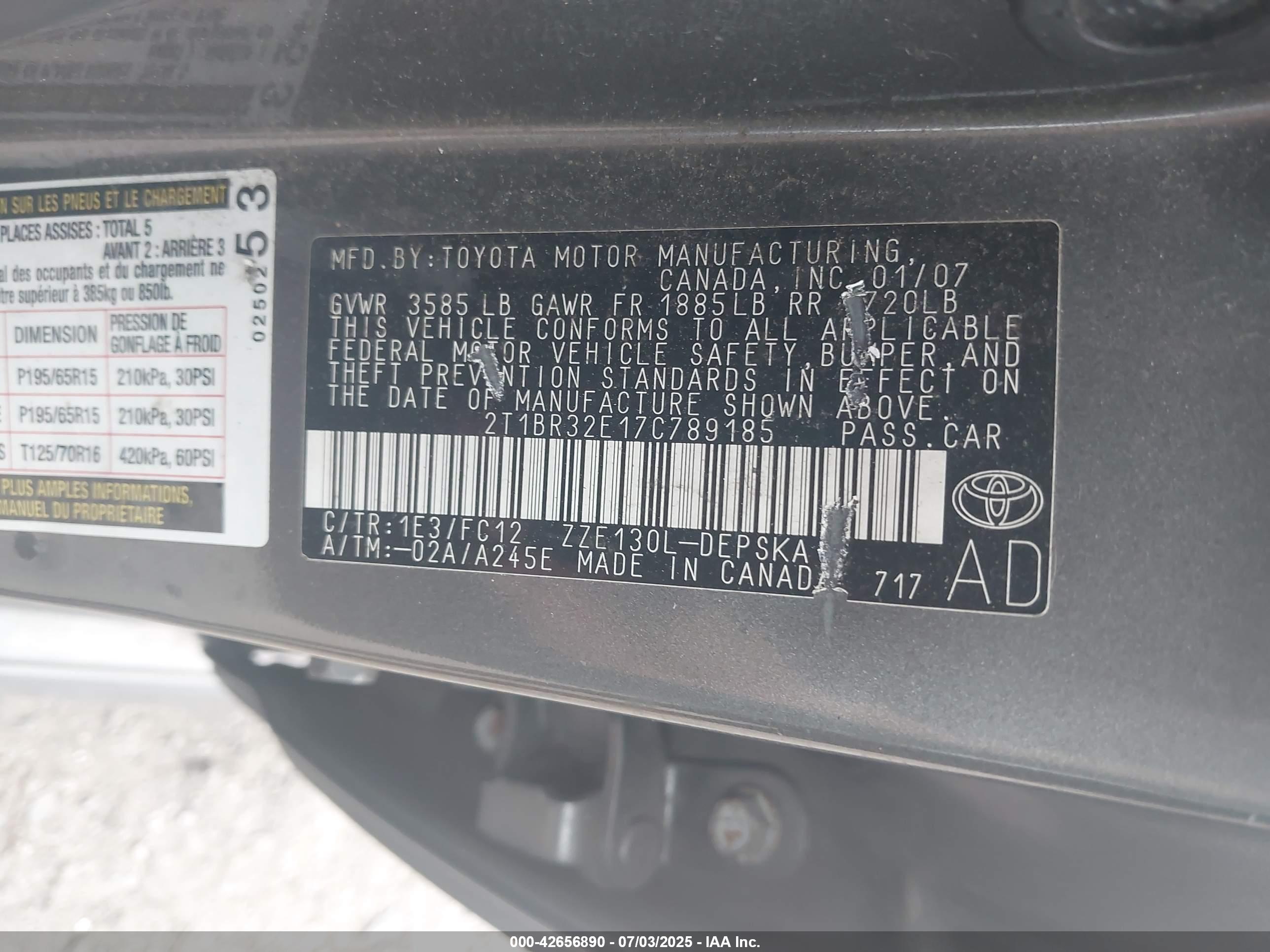 TOYOTA COROLLA image 9
