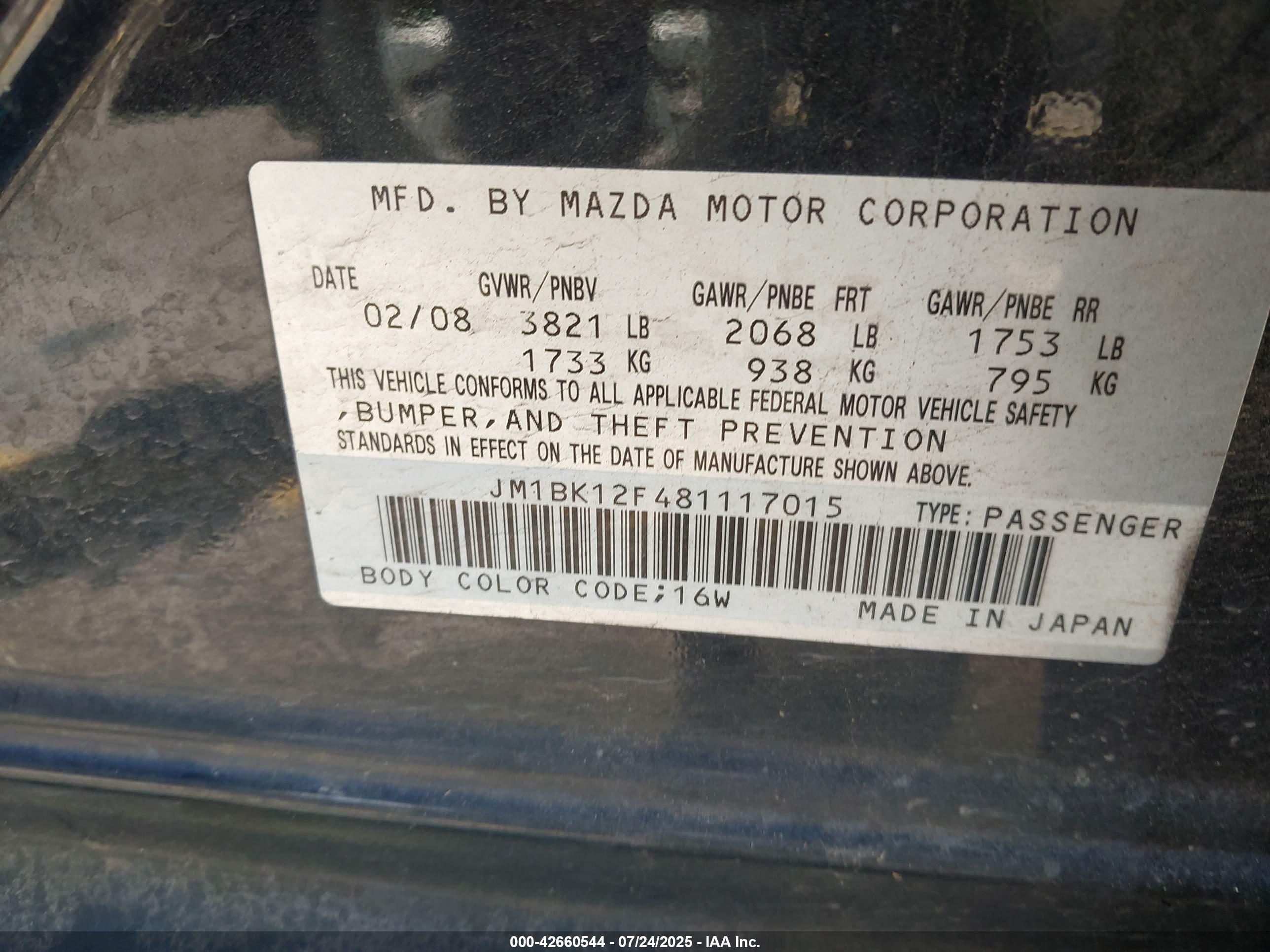 MAZDA MAZDA3 image 9