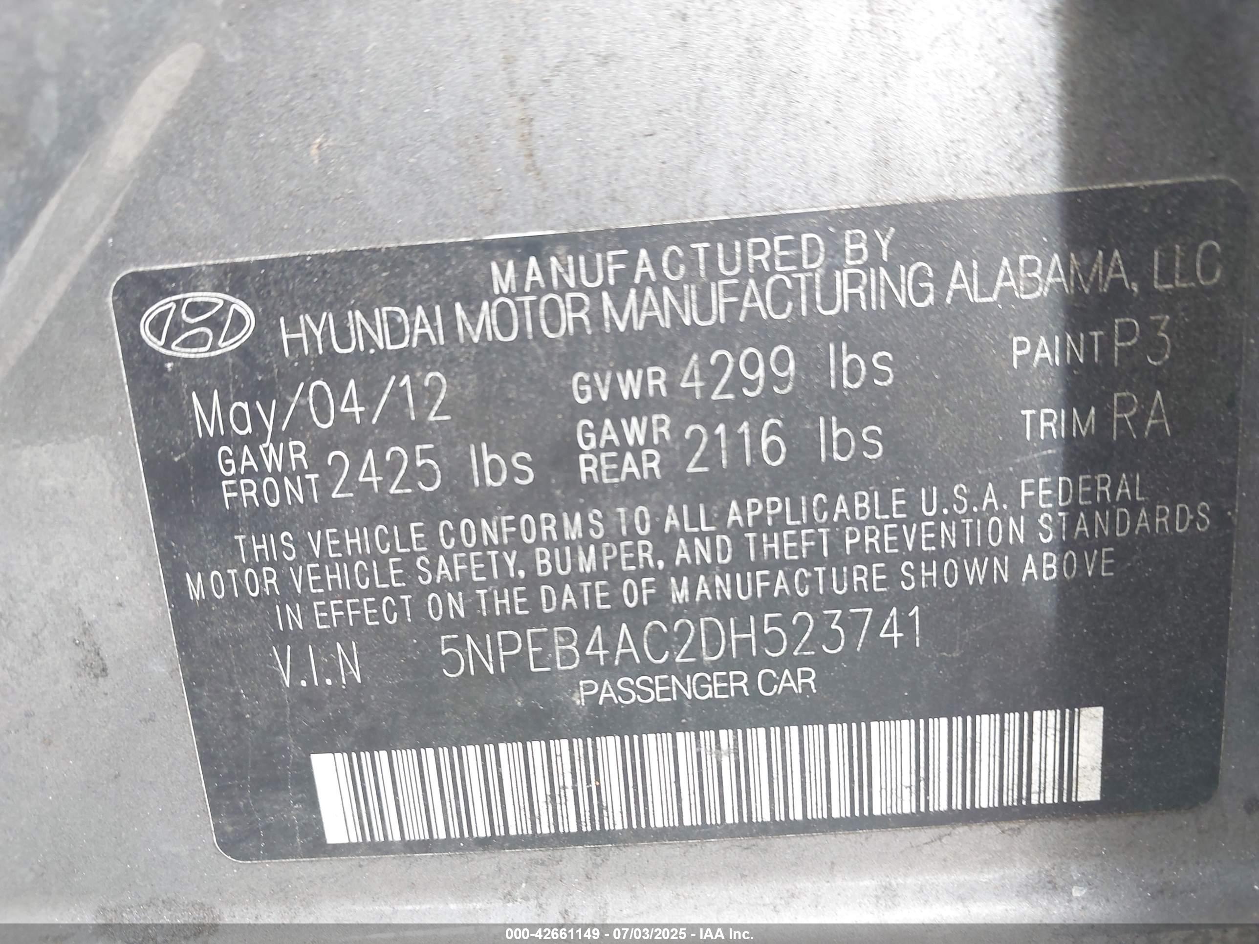 HYUNDAI SONATA image 9