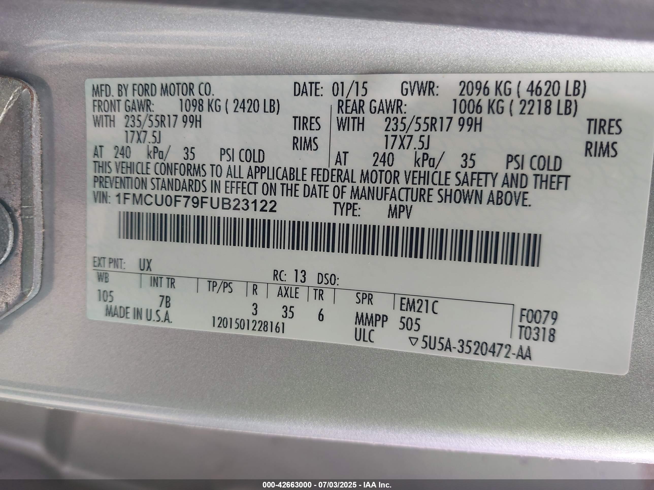 FORD ESCAPE image 9