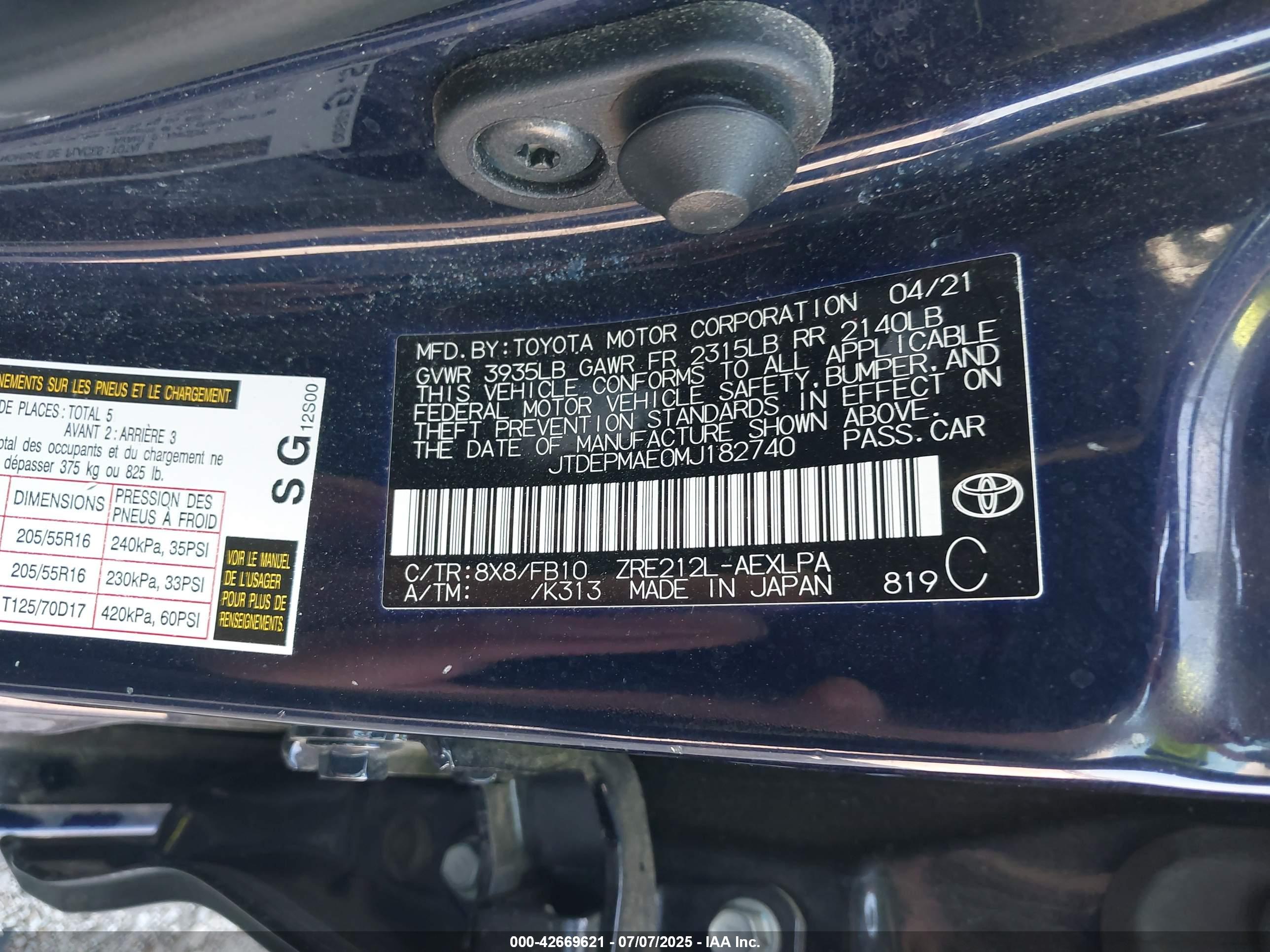 TOYOTA COROLLA image 9