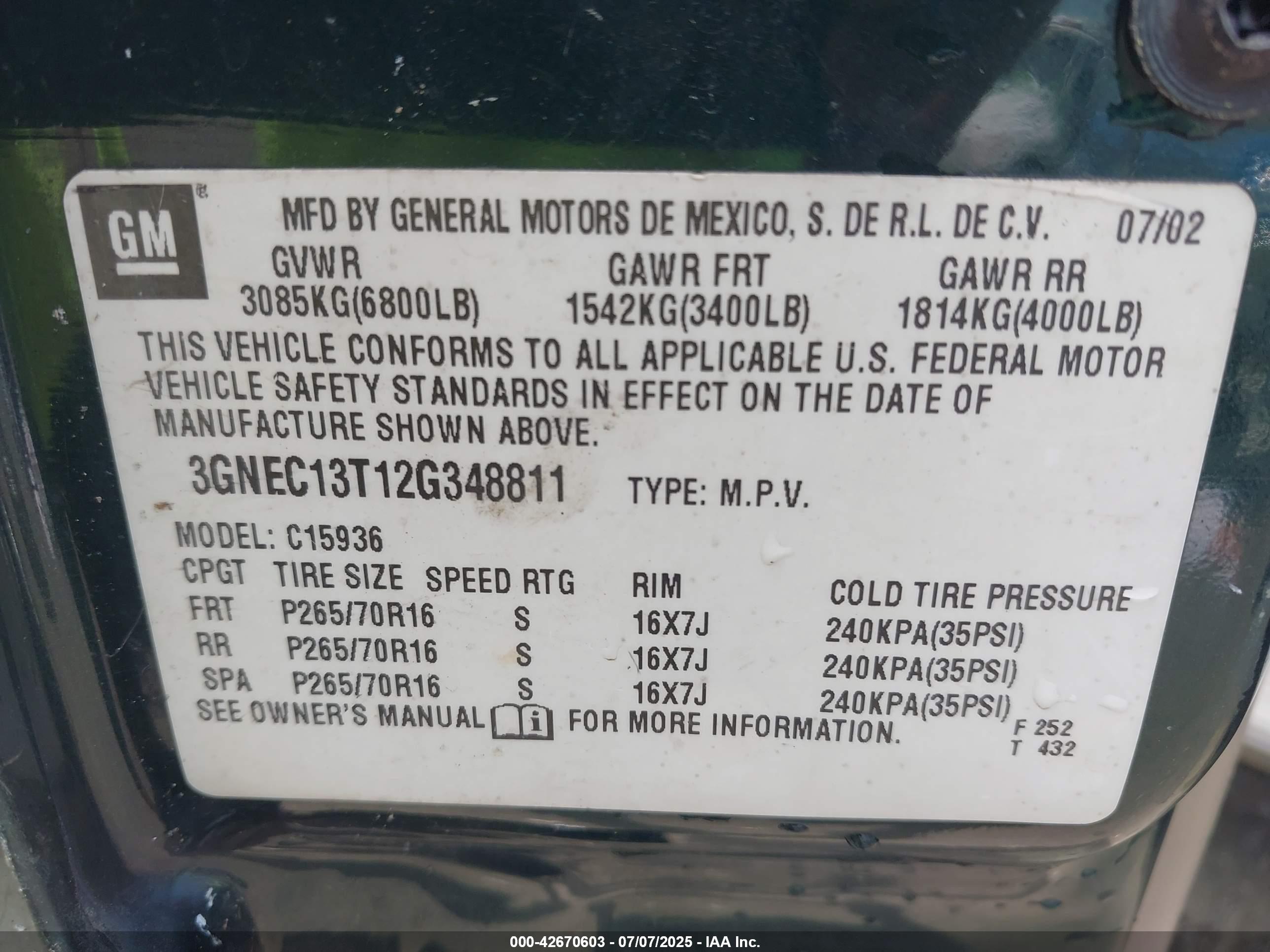 CHEVROLET AVALANCHE image 9
