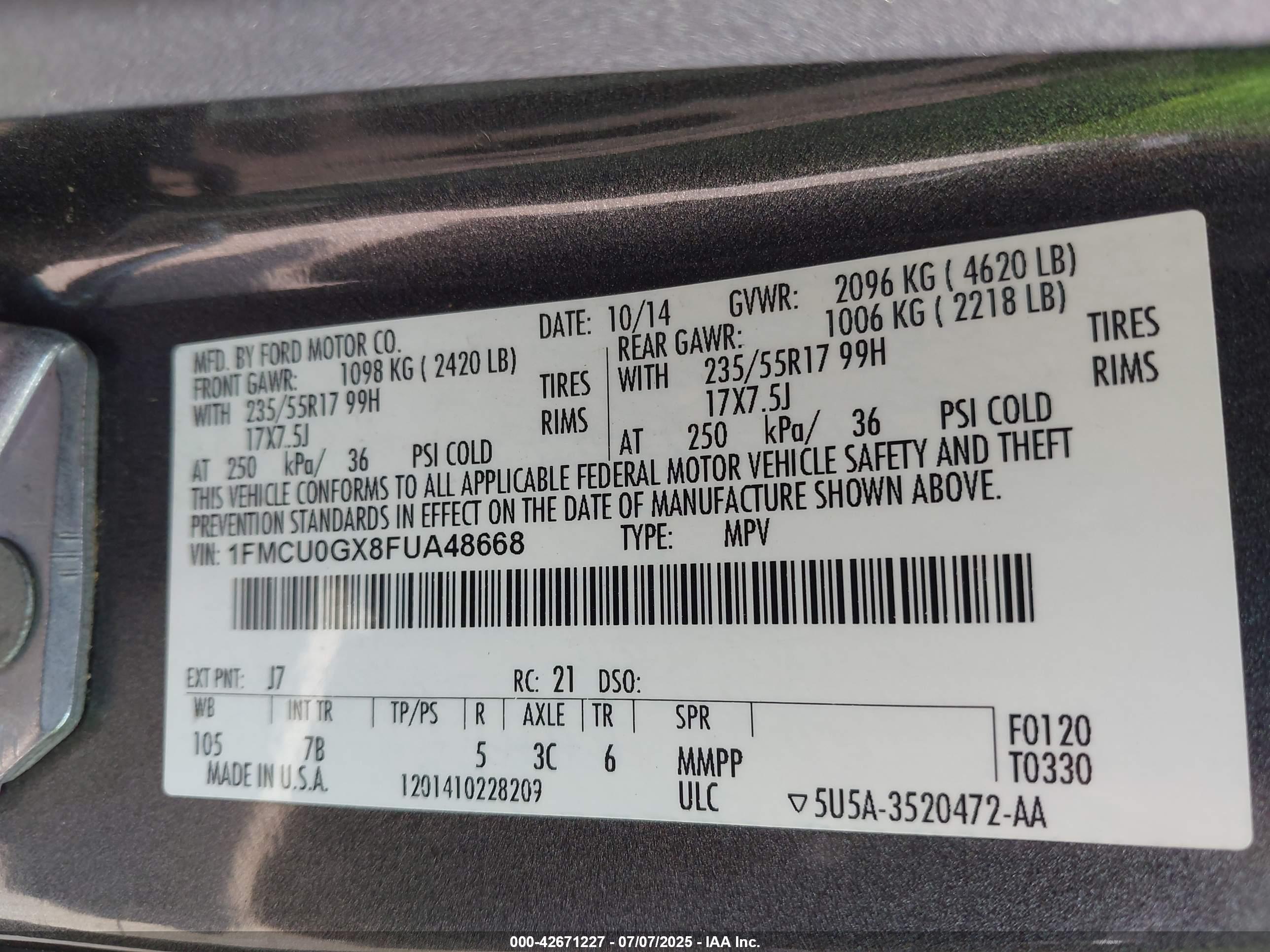 FORD ESCAPE image 9