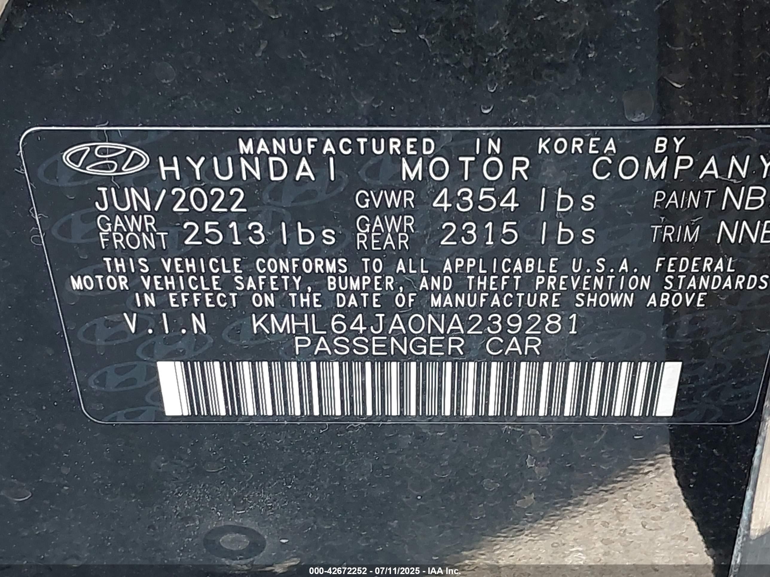 HYUNDAI SONATA image 9