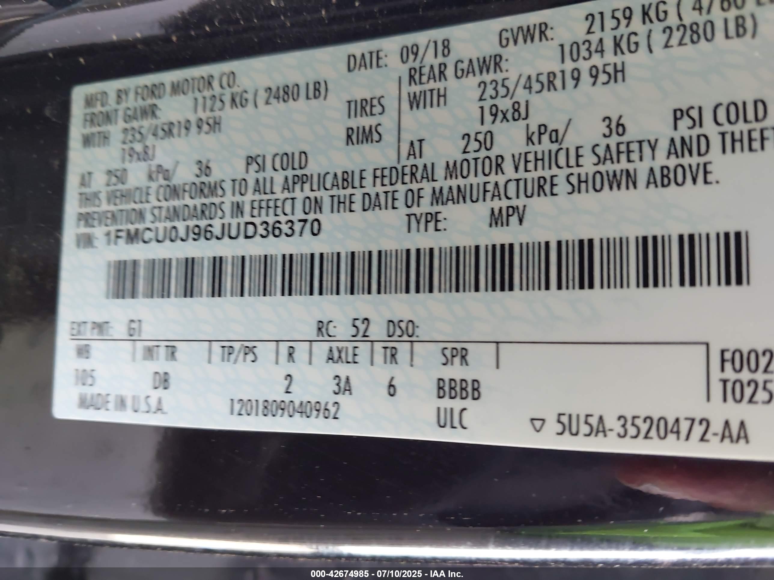 FORD ESCAPE image 9