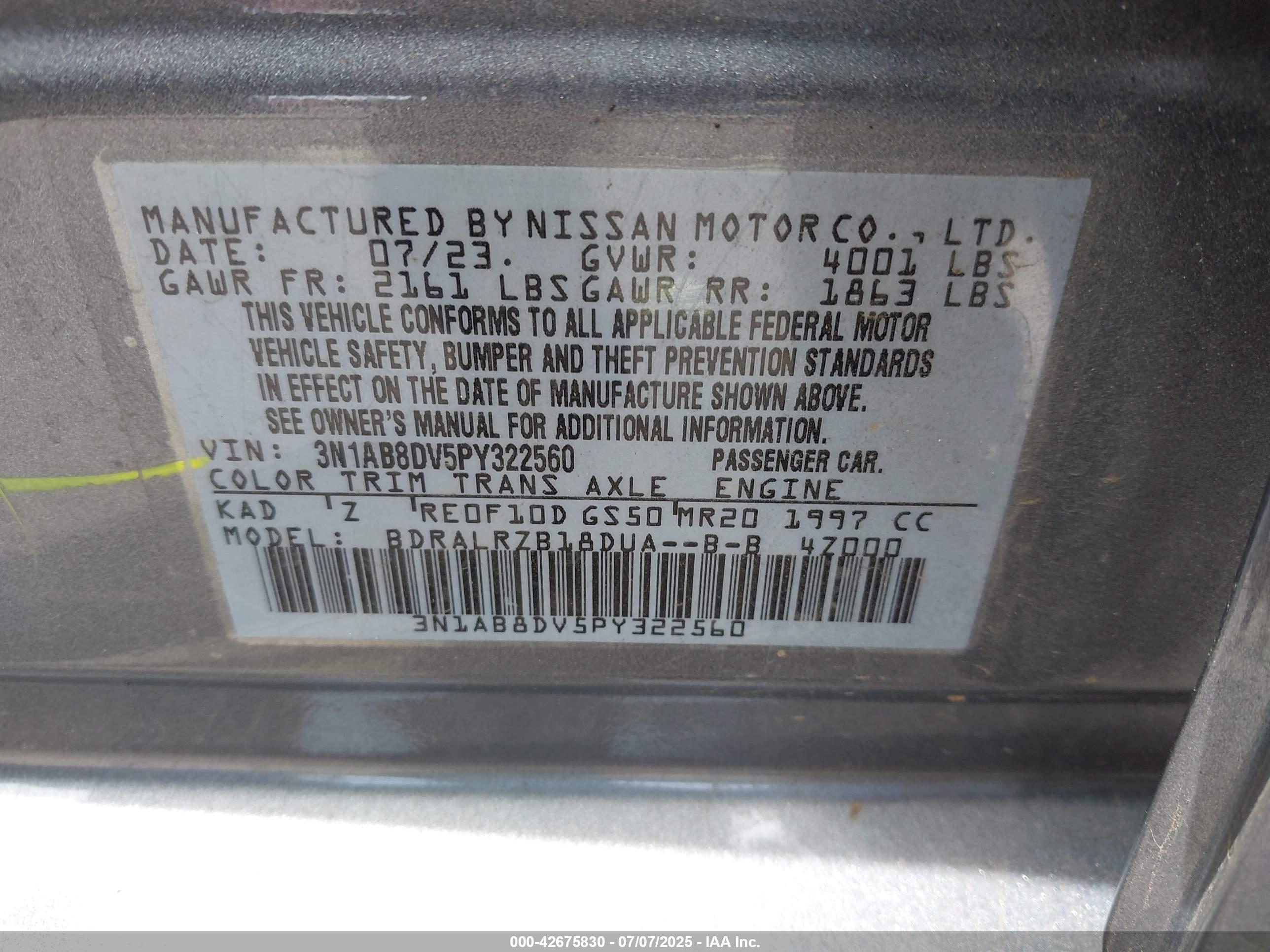 NISSAN SENTRA image 9
