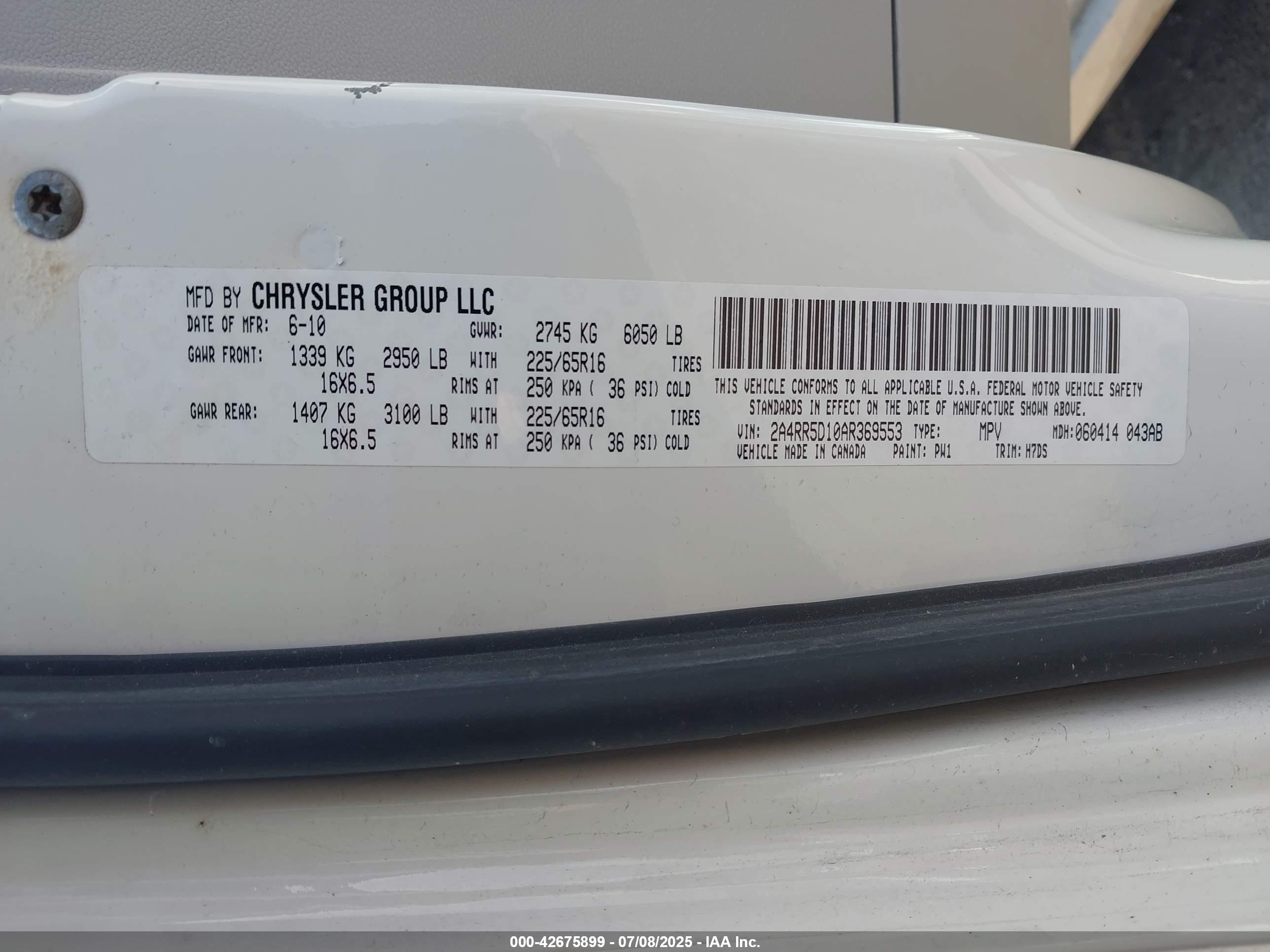 CHRYSLER TOWN image 9